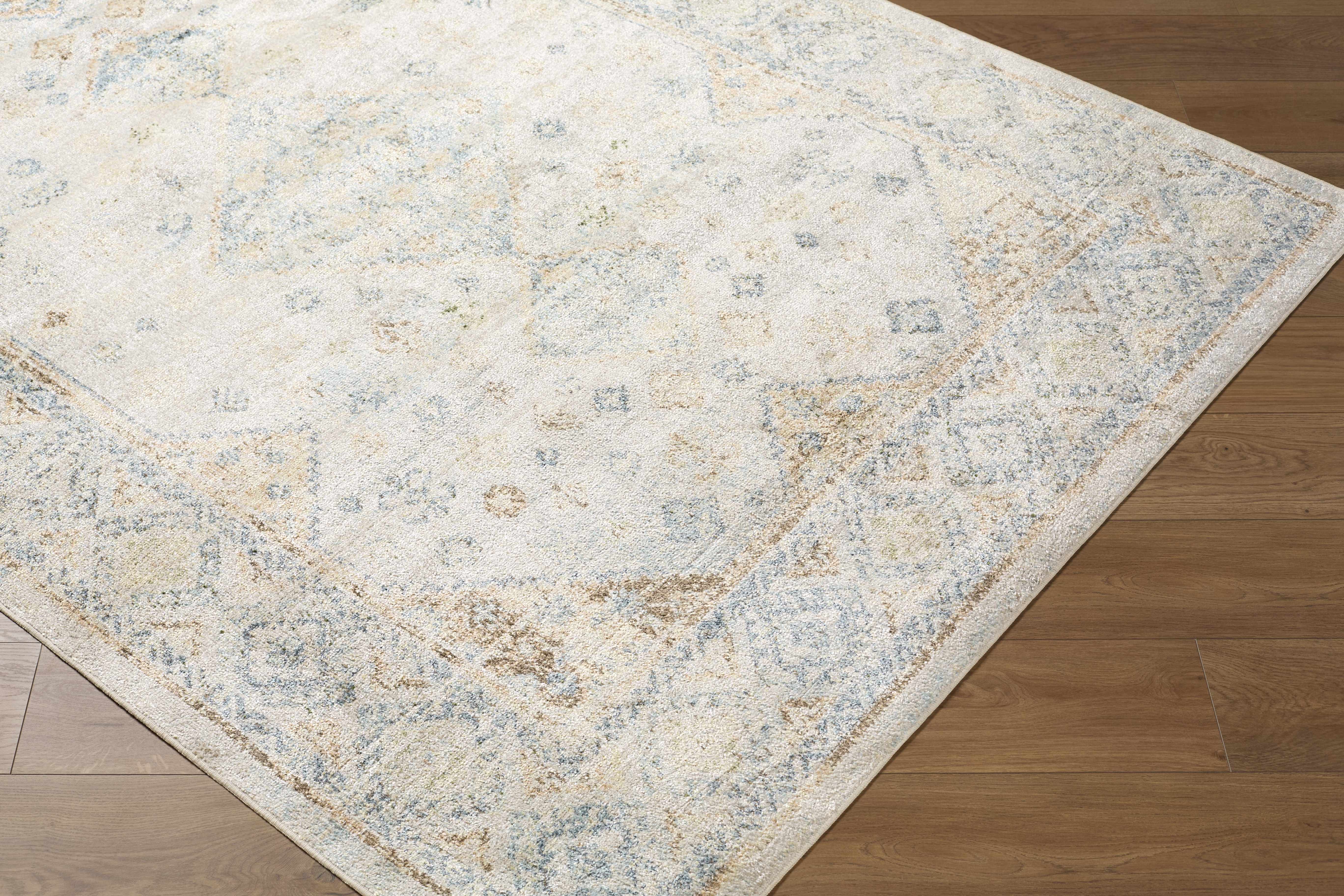 Bhavya Cream Washable Area Rug - Image 4