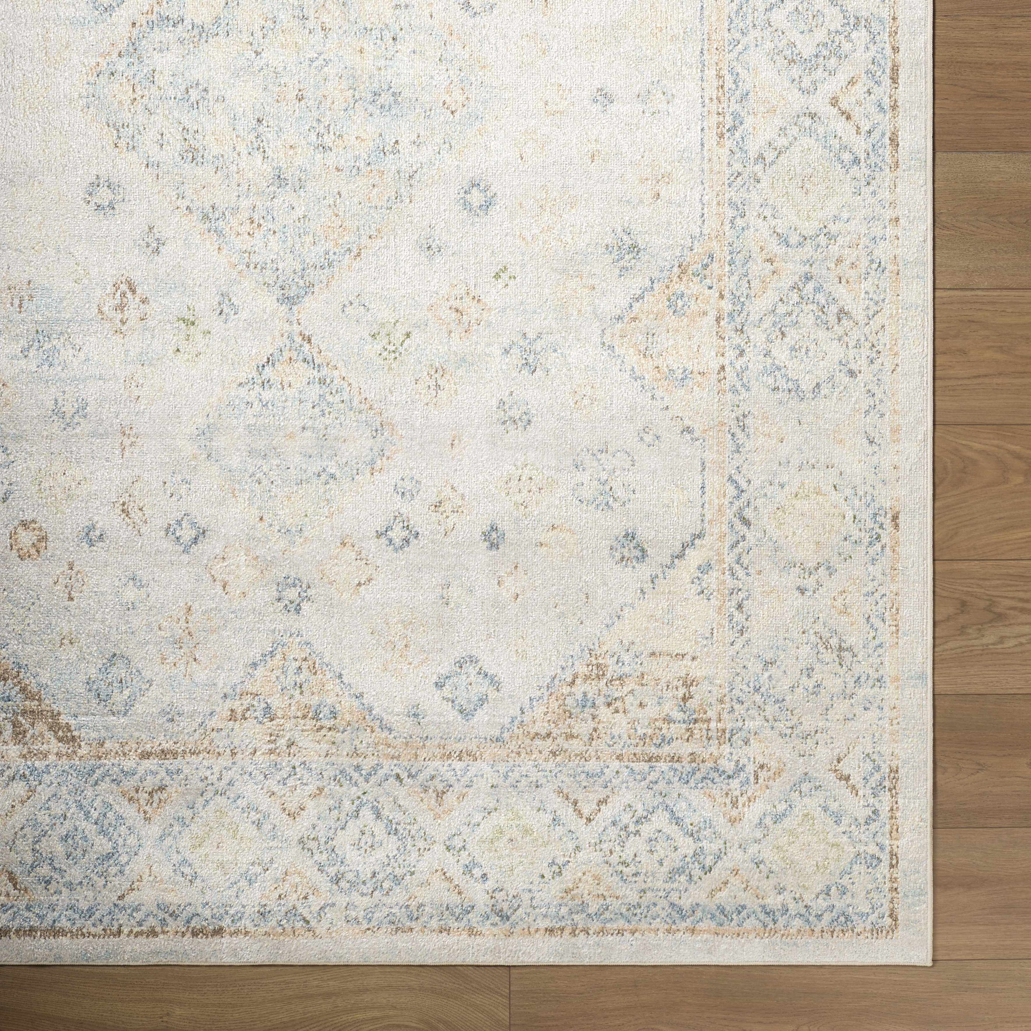 Bhavya Cream Washable Area Rug - Image 7