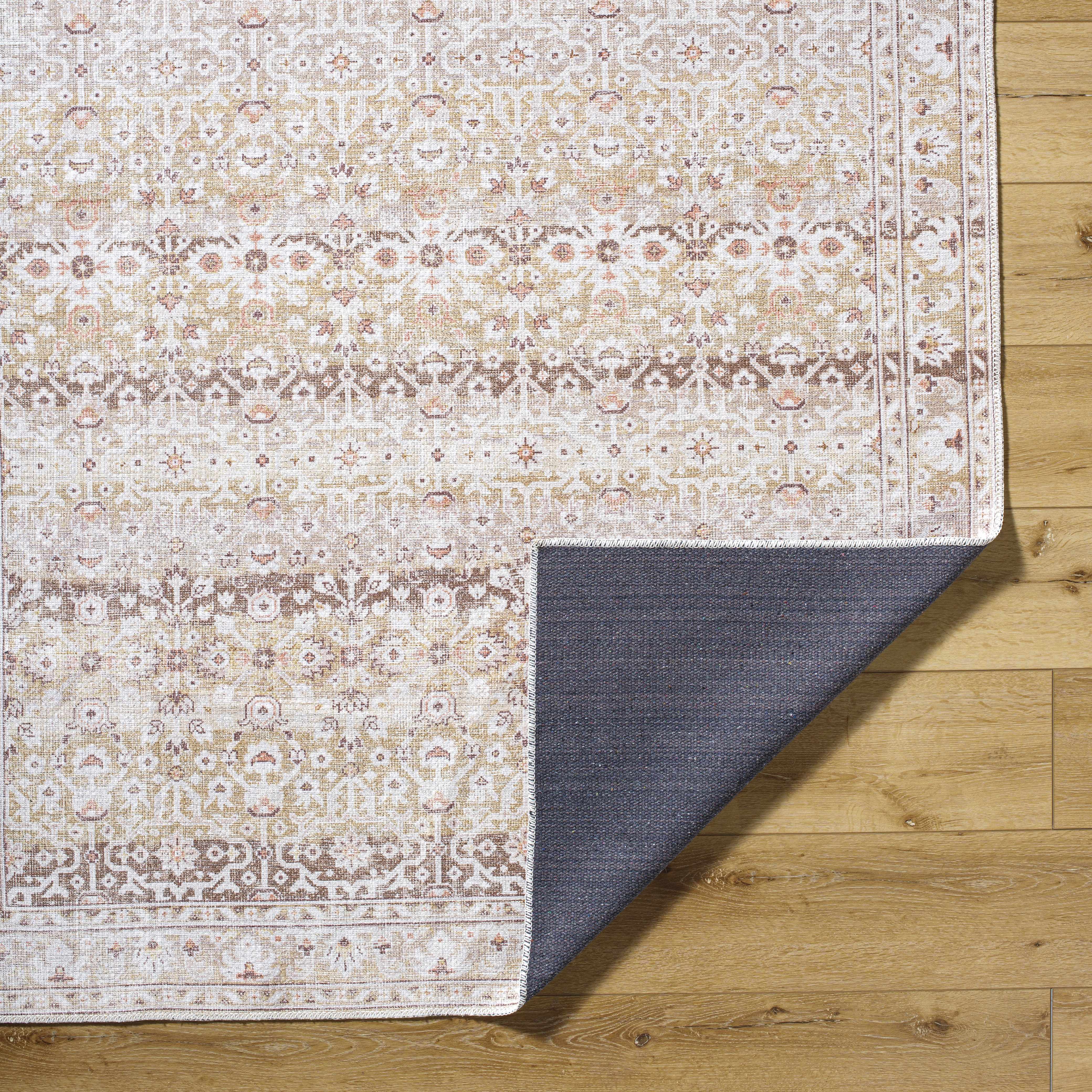 Bienna Vintage Flat Pile Washable Rug - Image 7