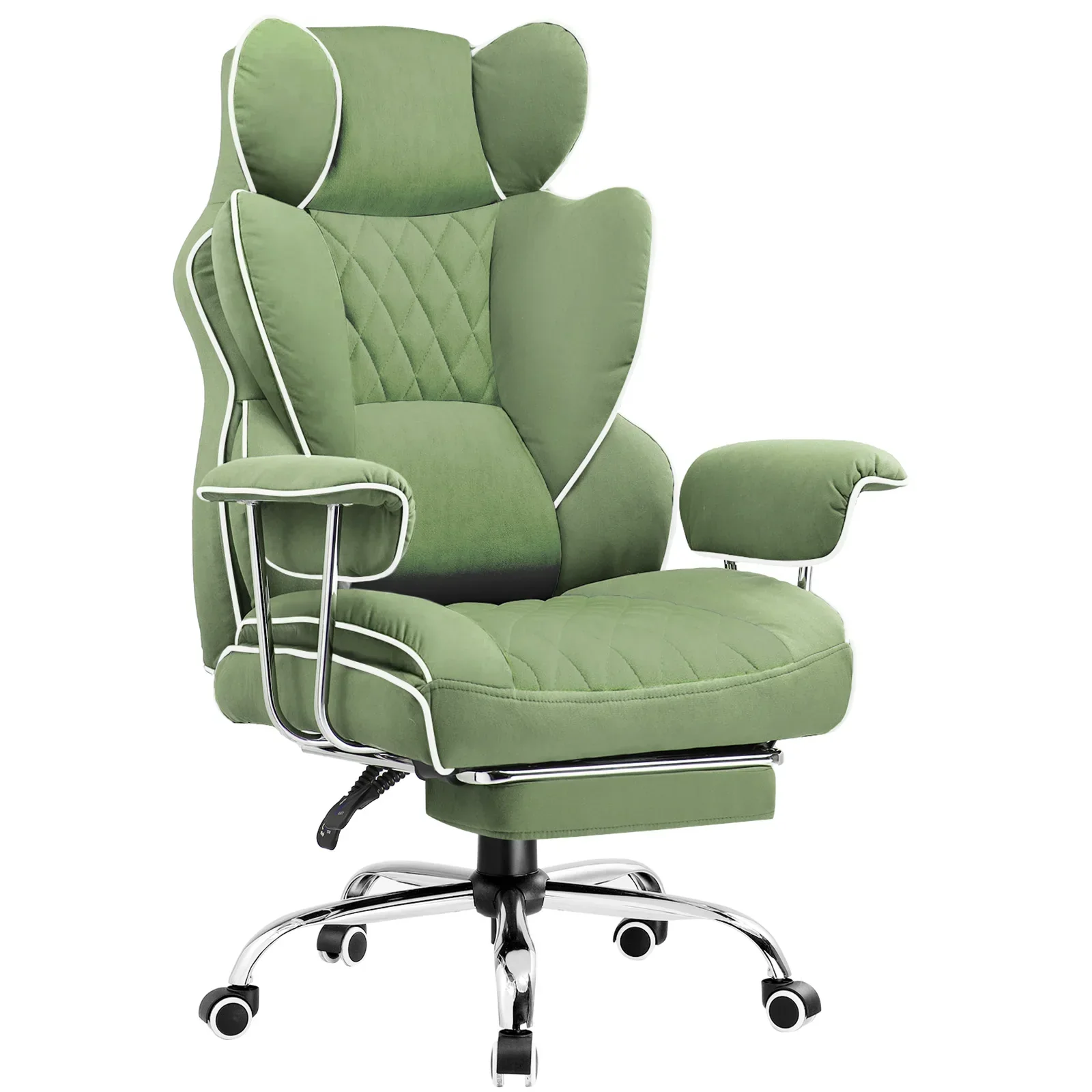 Big and Tall Gaming Chair Pocket Spring Lumbar Support Ergonomic Office Chair - Image 10
