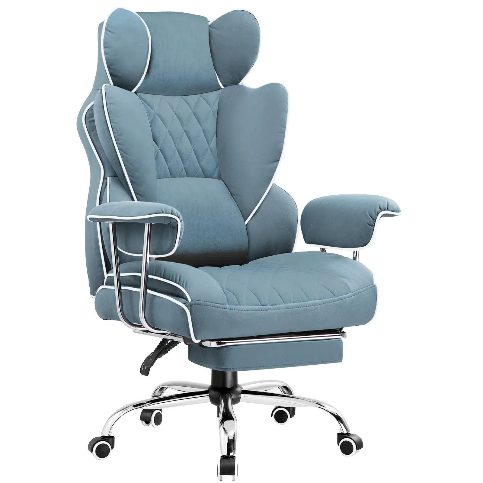 Big and Tall Gaming Chair Pocket Spring Lumbar Support Ergonomic Office Chair - Image 14