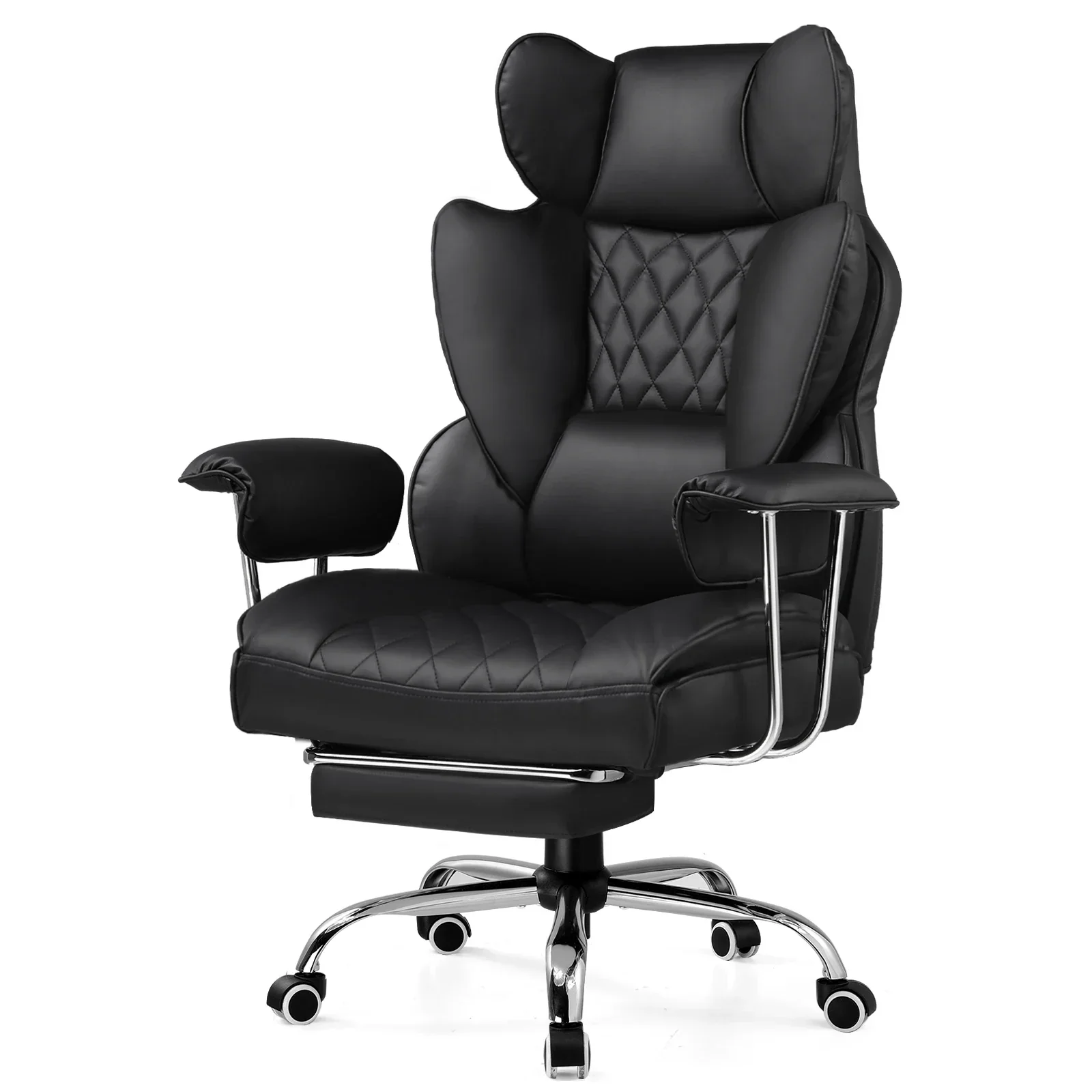 Big and Tall Gaming Chair Pocket Spring Lumbar Support Ergonomic Office Chair - Image 7
