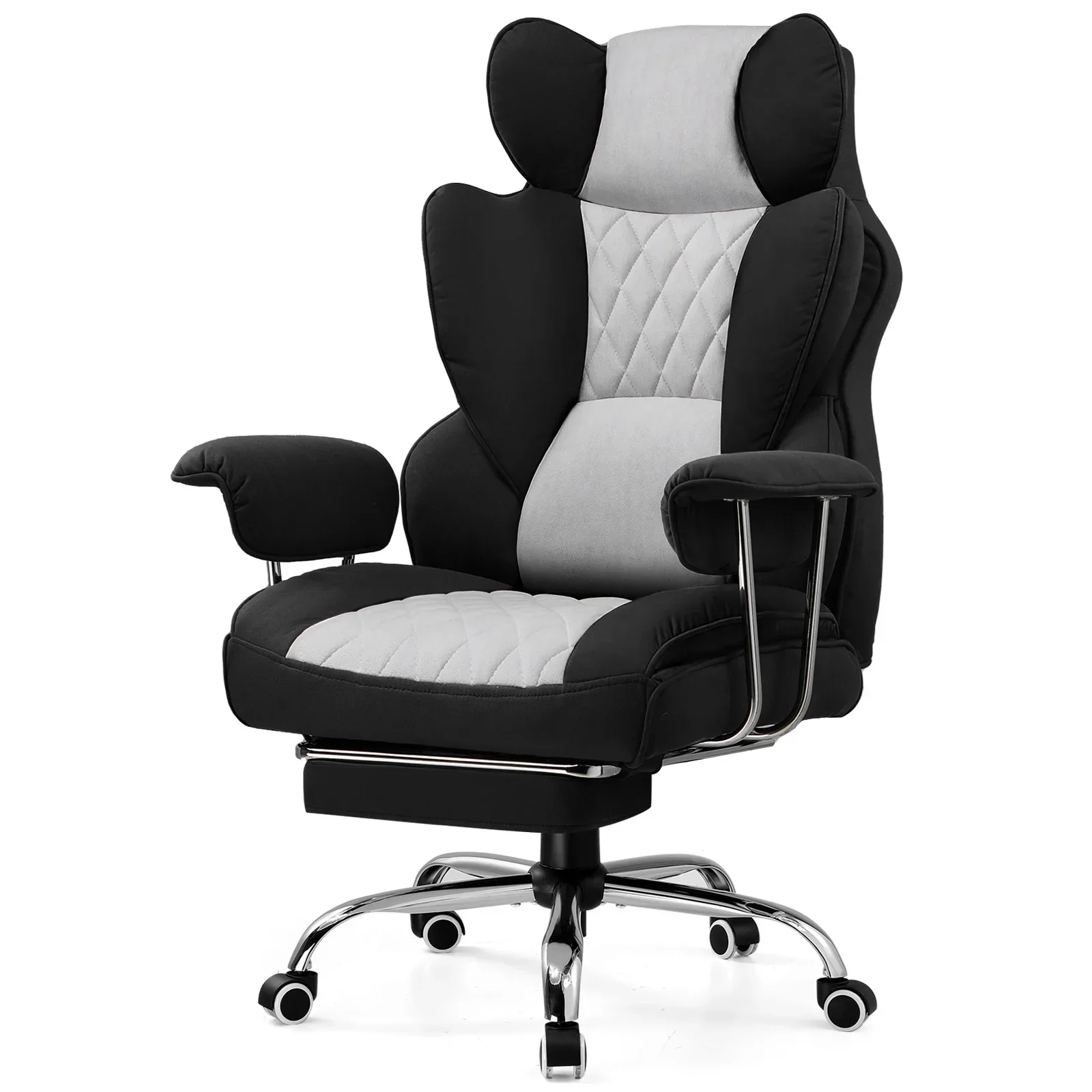 Big and Tall Gaming Chair Pocket Spring Lumbar Support Ergonomic Office Chair - Image 8
