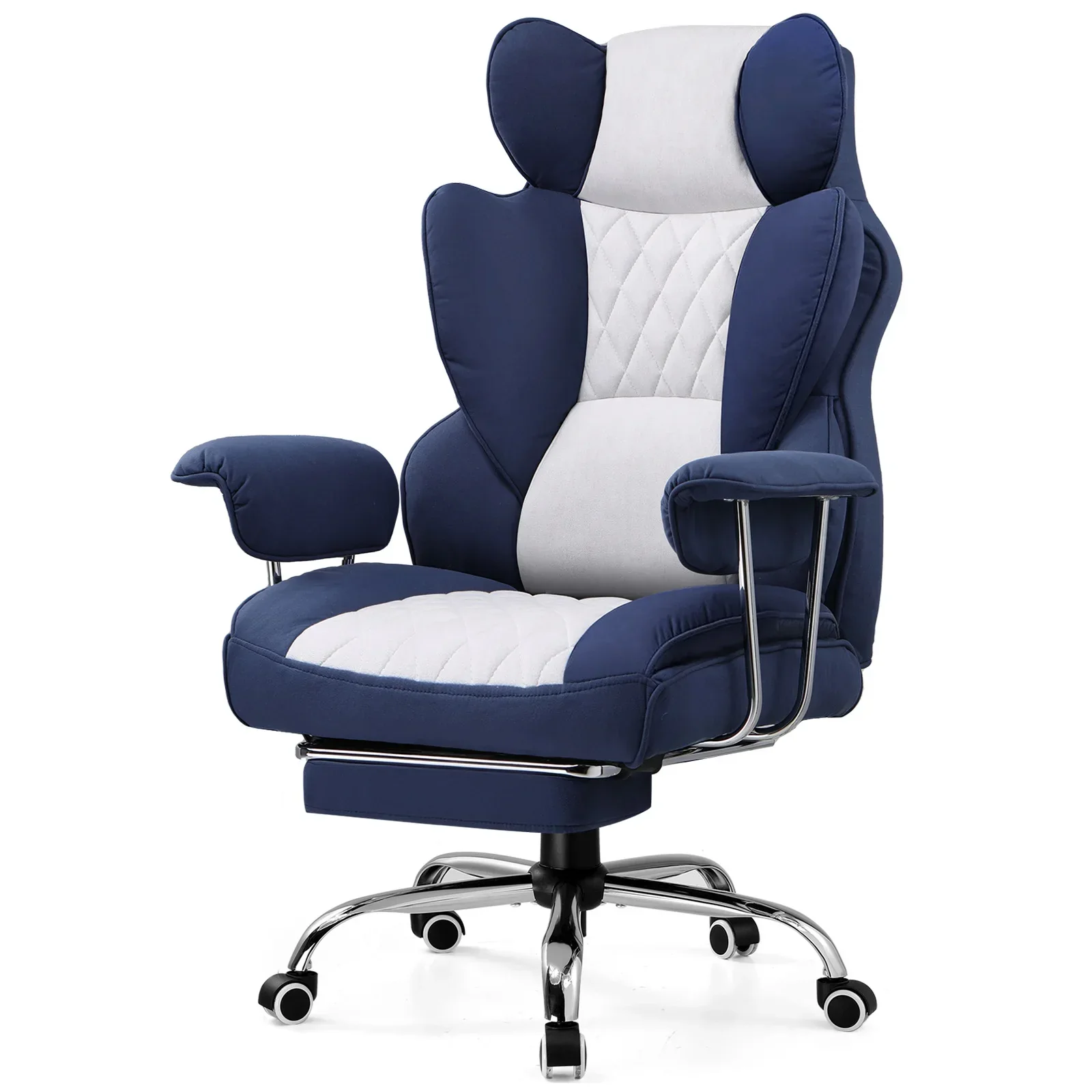 Big and Tall Gaming Chair Pocket Spring Lumbar Support Ergonomic Office Chair - Image 9