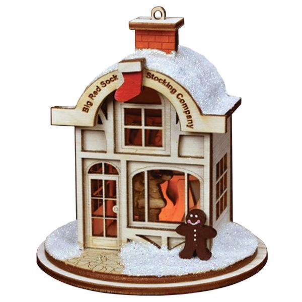 Big Red Sock Stocking Co. Ornament - Image 2
