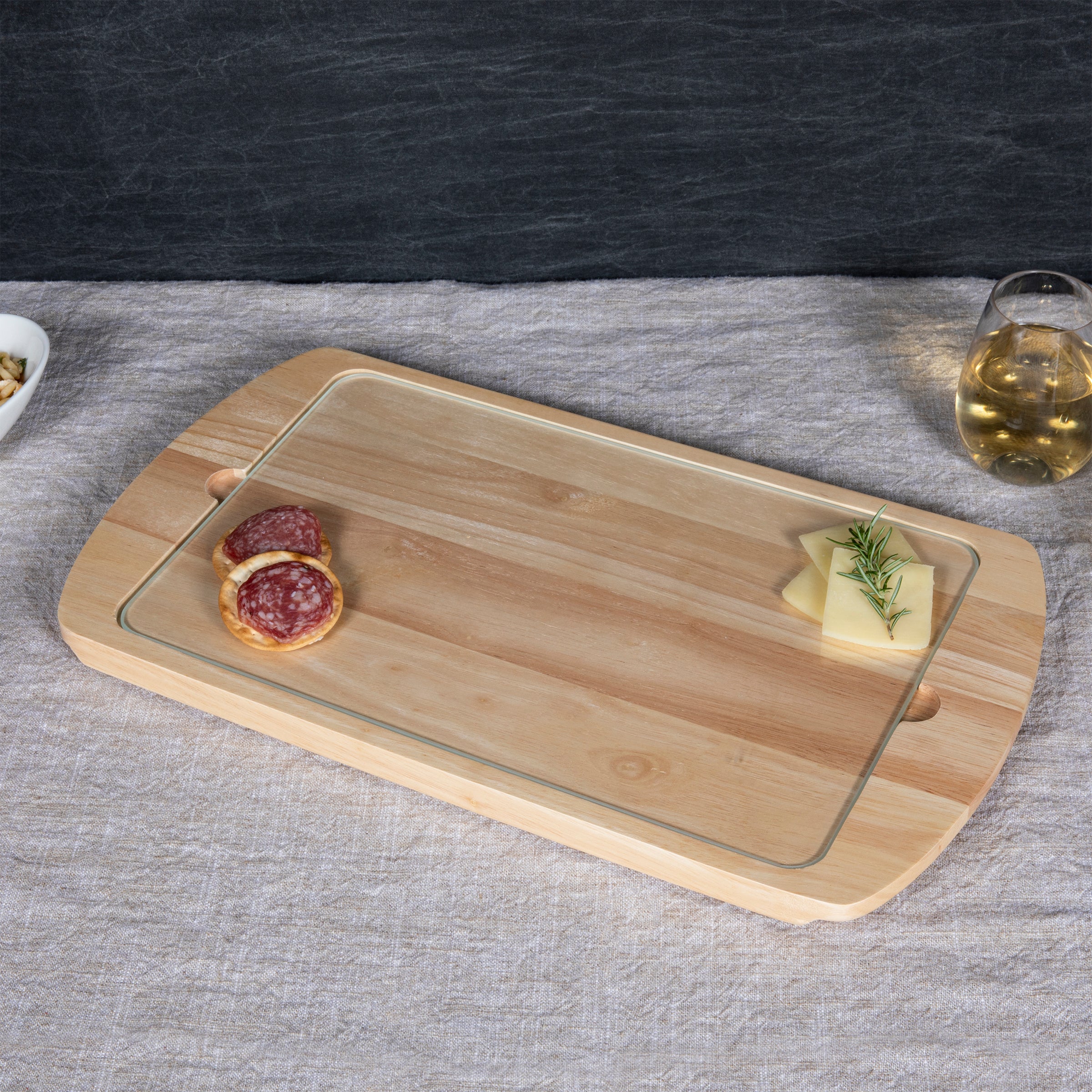 Billboard Glass Top Serving Tray - Image 2