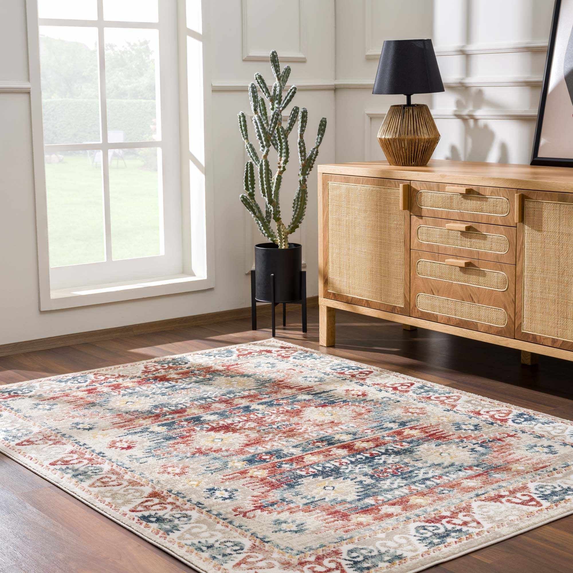 Bindi Blue & Rose Area Rug - Clearance - Image 11