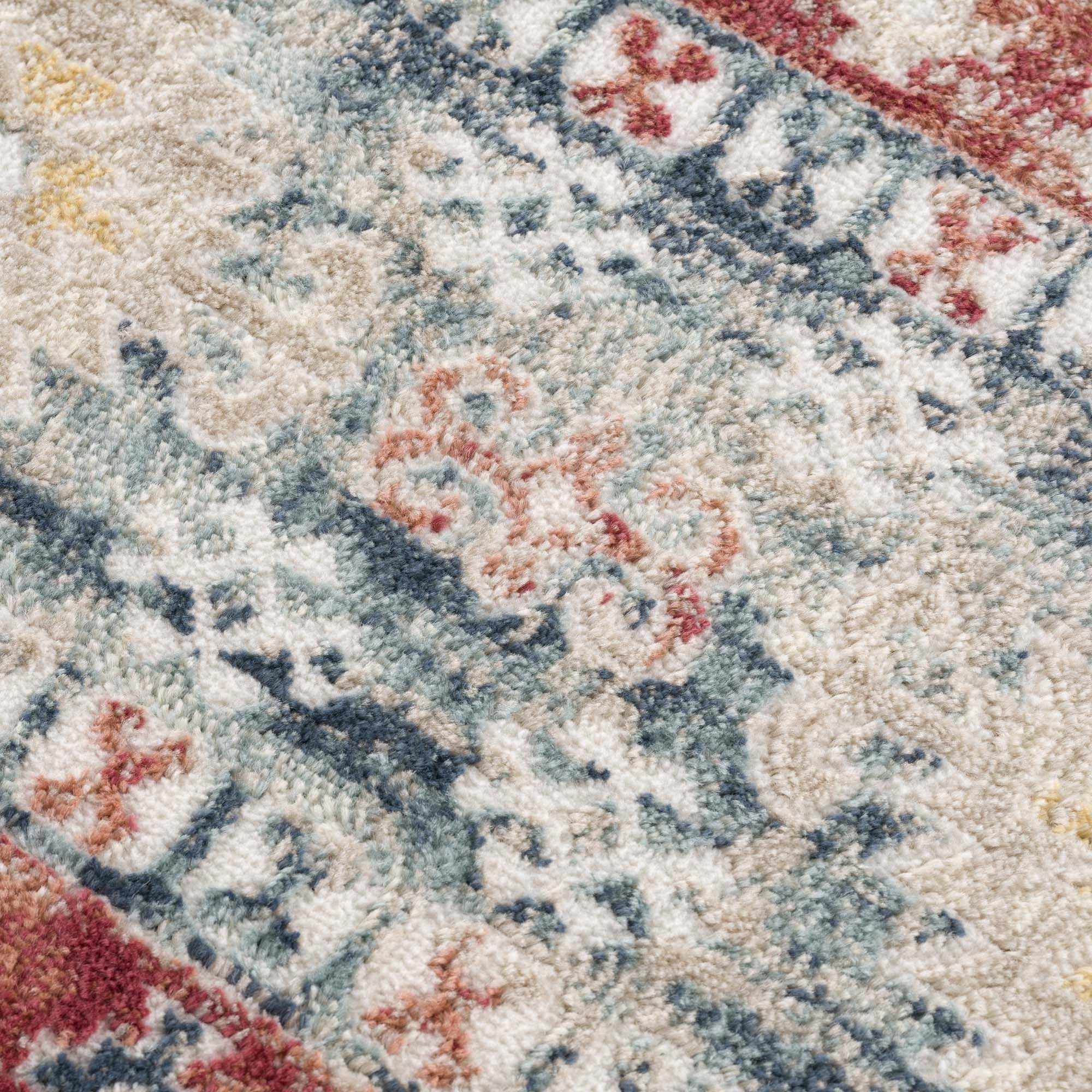 Bindi Blue & Rose Area Rug - Clearance - Image 14