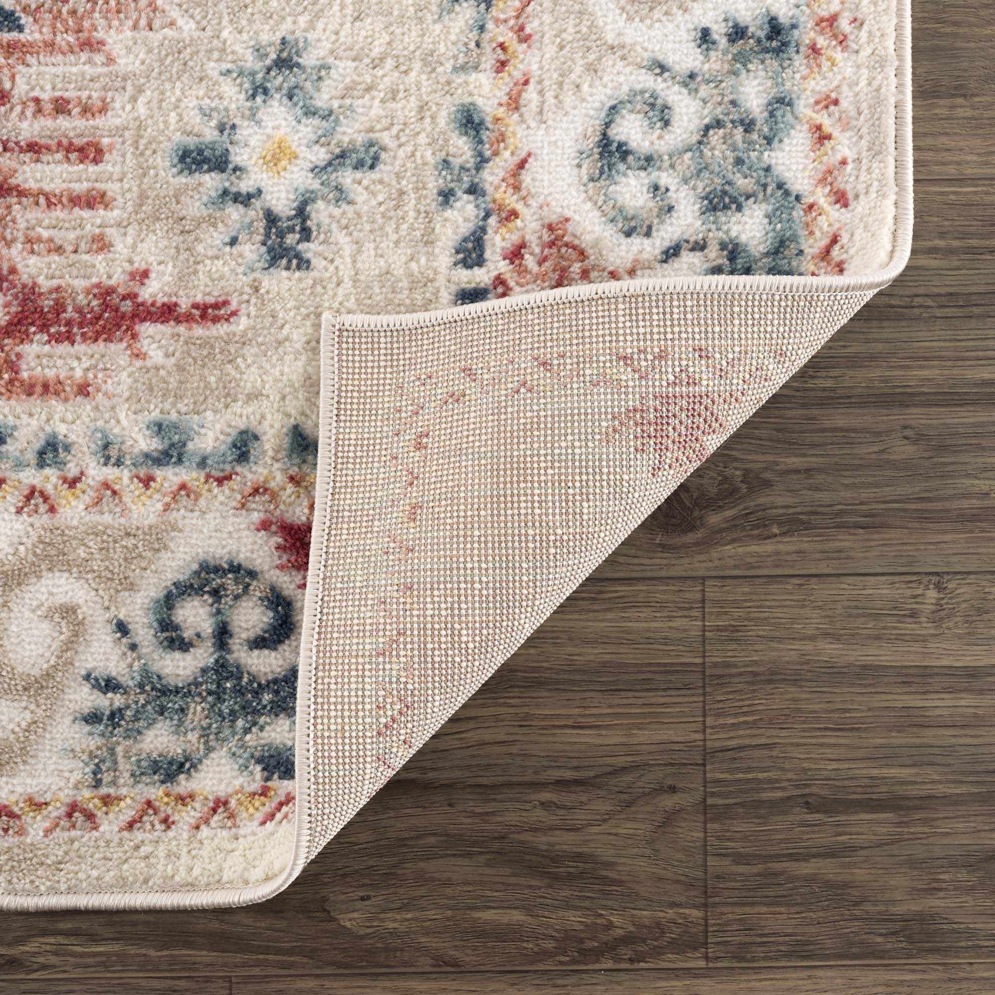 Bindi Blue & Rose Area Rug - Clearance - Image 4
