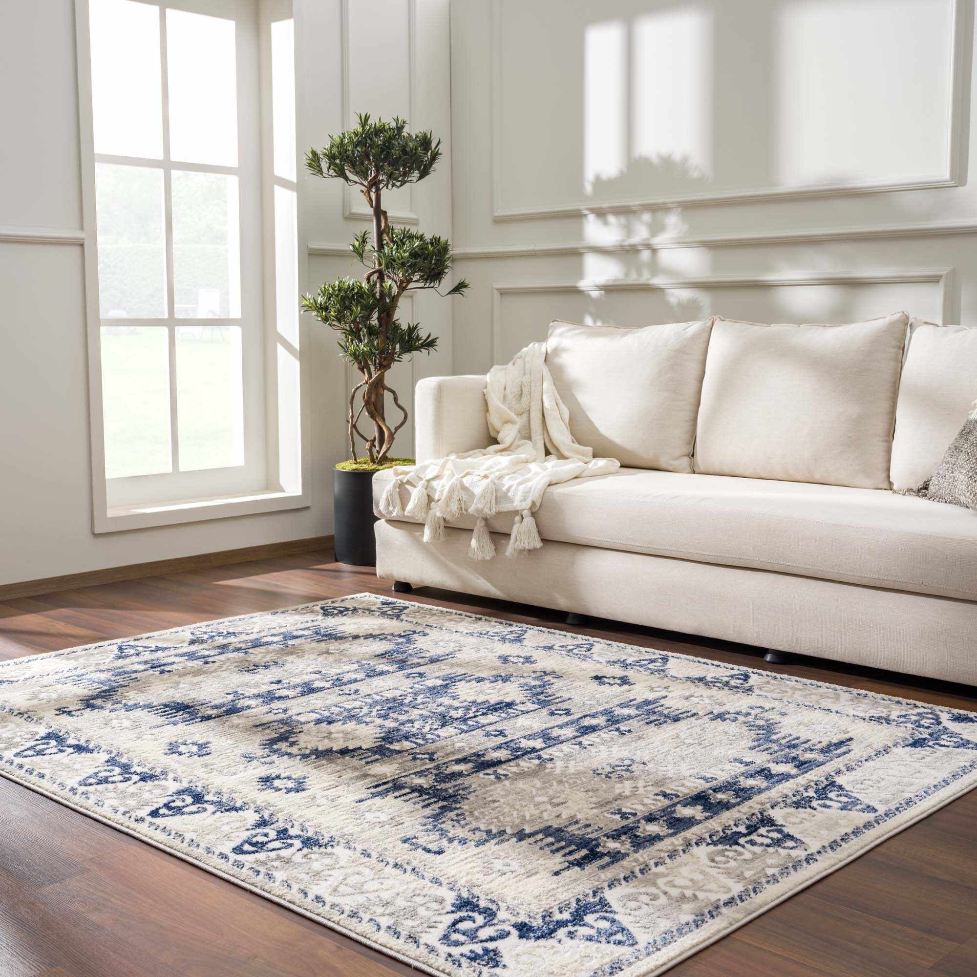 Bindi Navy Area Rug - Clearance - Image 2