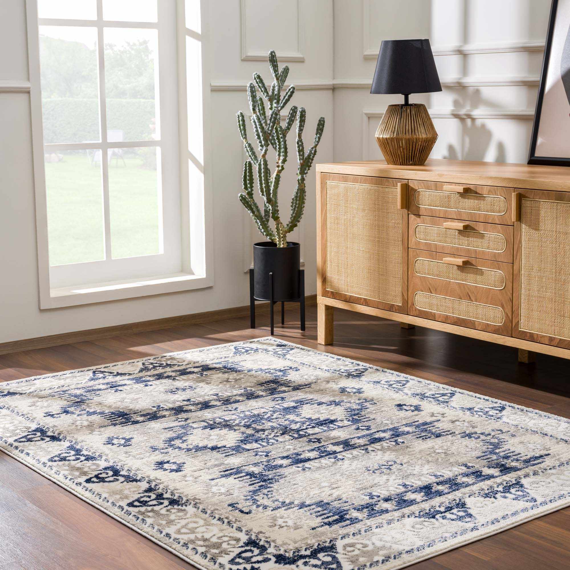 Bindi Navy Area Rug - Clearance - Image 3