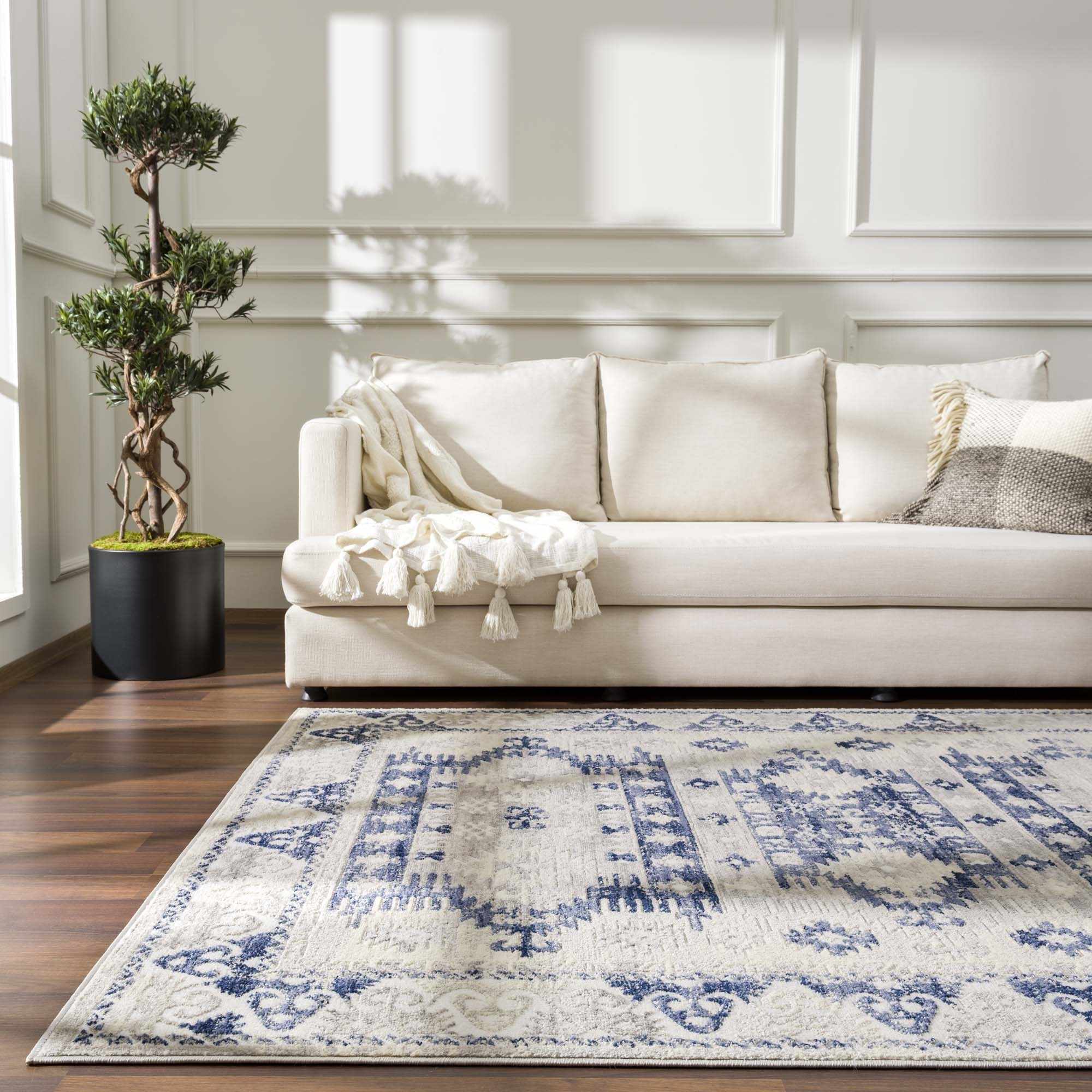 Bindi Navy Area Rug - Clearance - Image 4