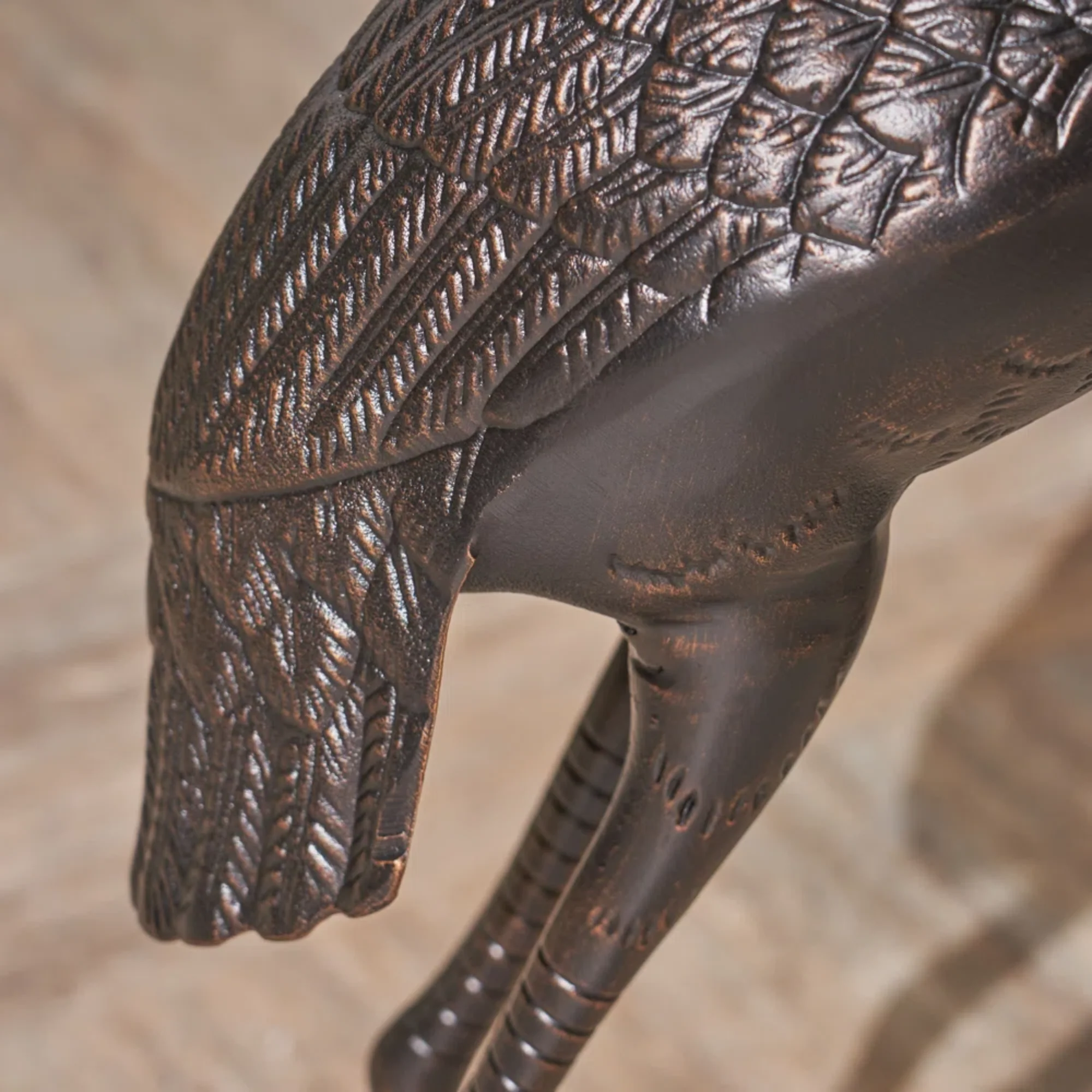 Bird Animals Rust Resistant Metal Garden Statue - Image 3
