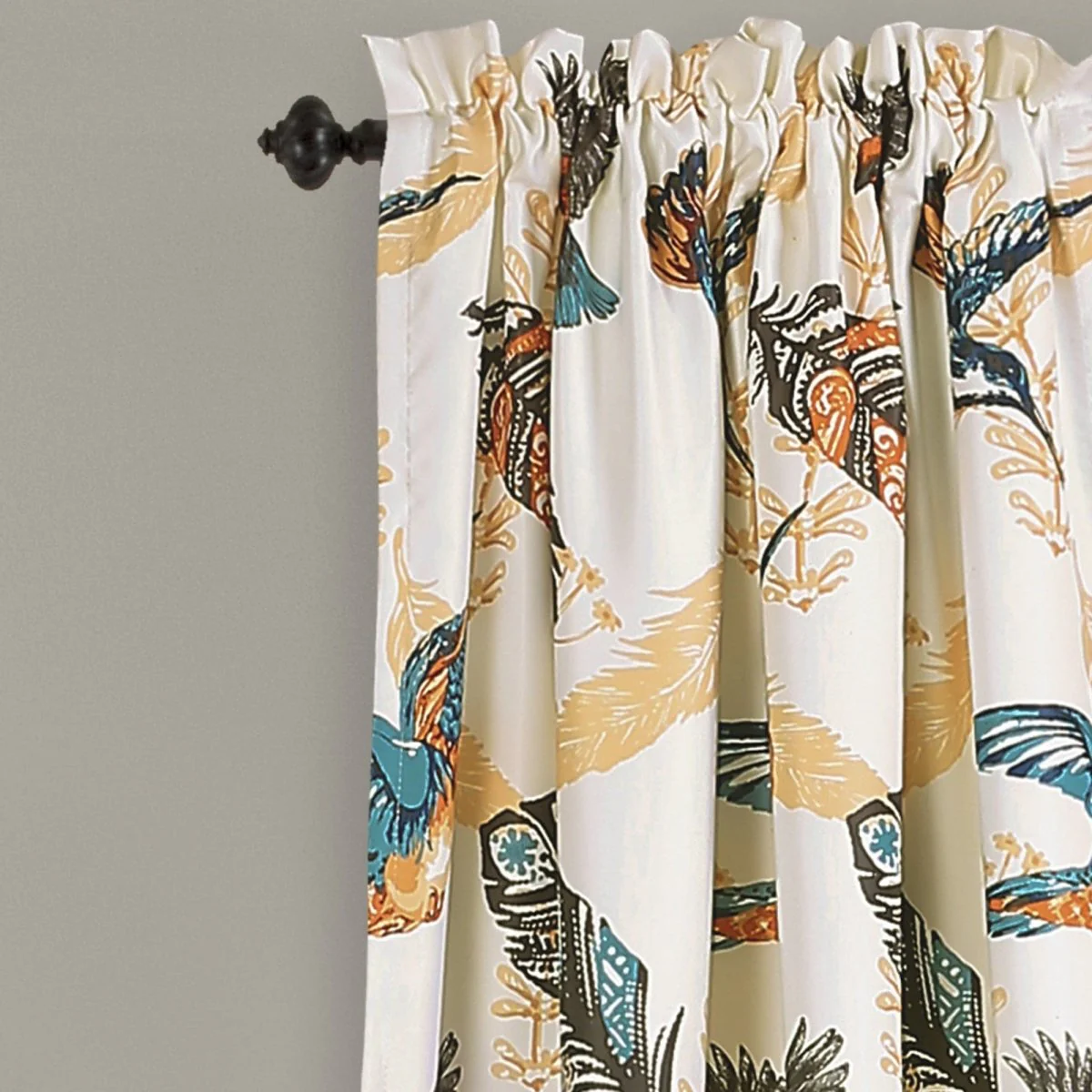 Bird Breeze Light Filtering Window Curtain Set - Image 3