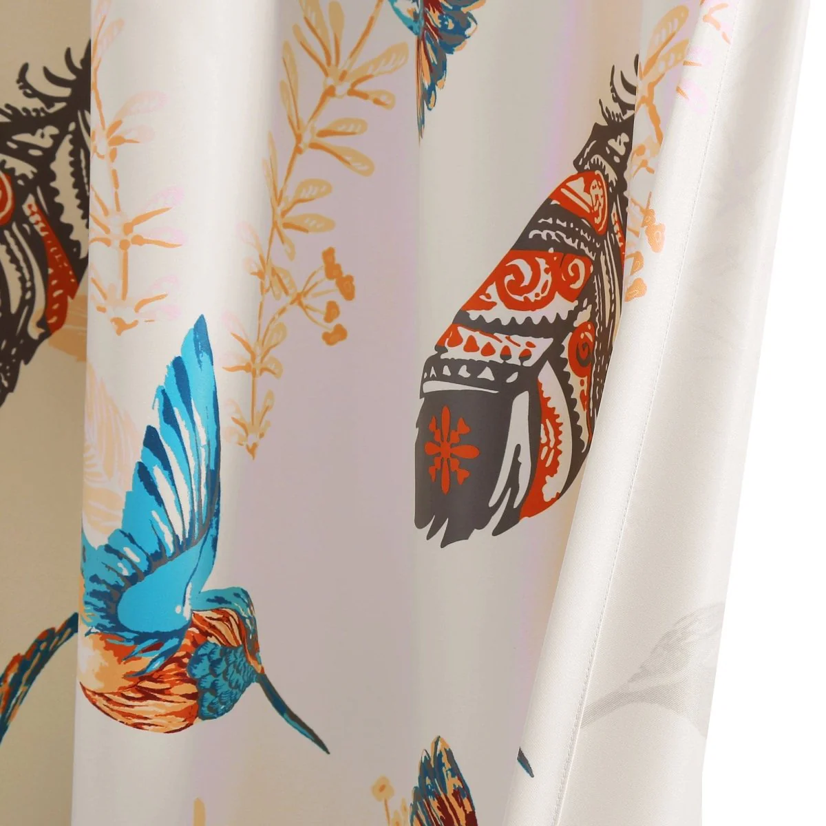 Bird Breeze Light Filtering Window Curtain Set - Image 9
