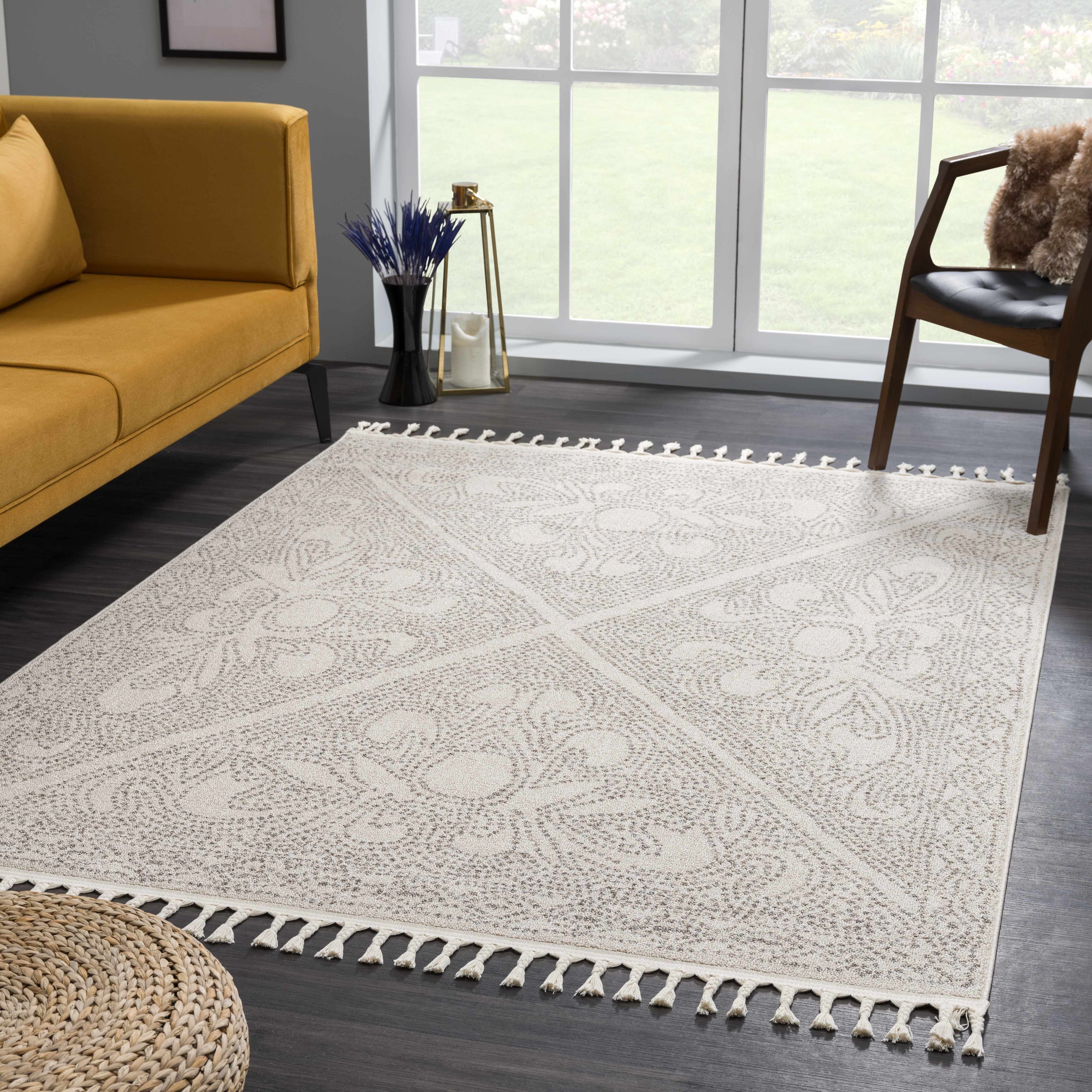 Birdwood Cream & Brown Area Rug - Image 3