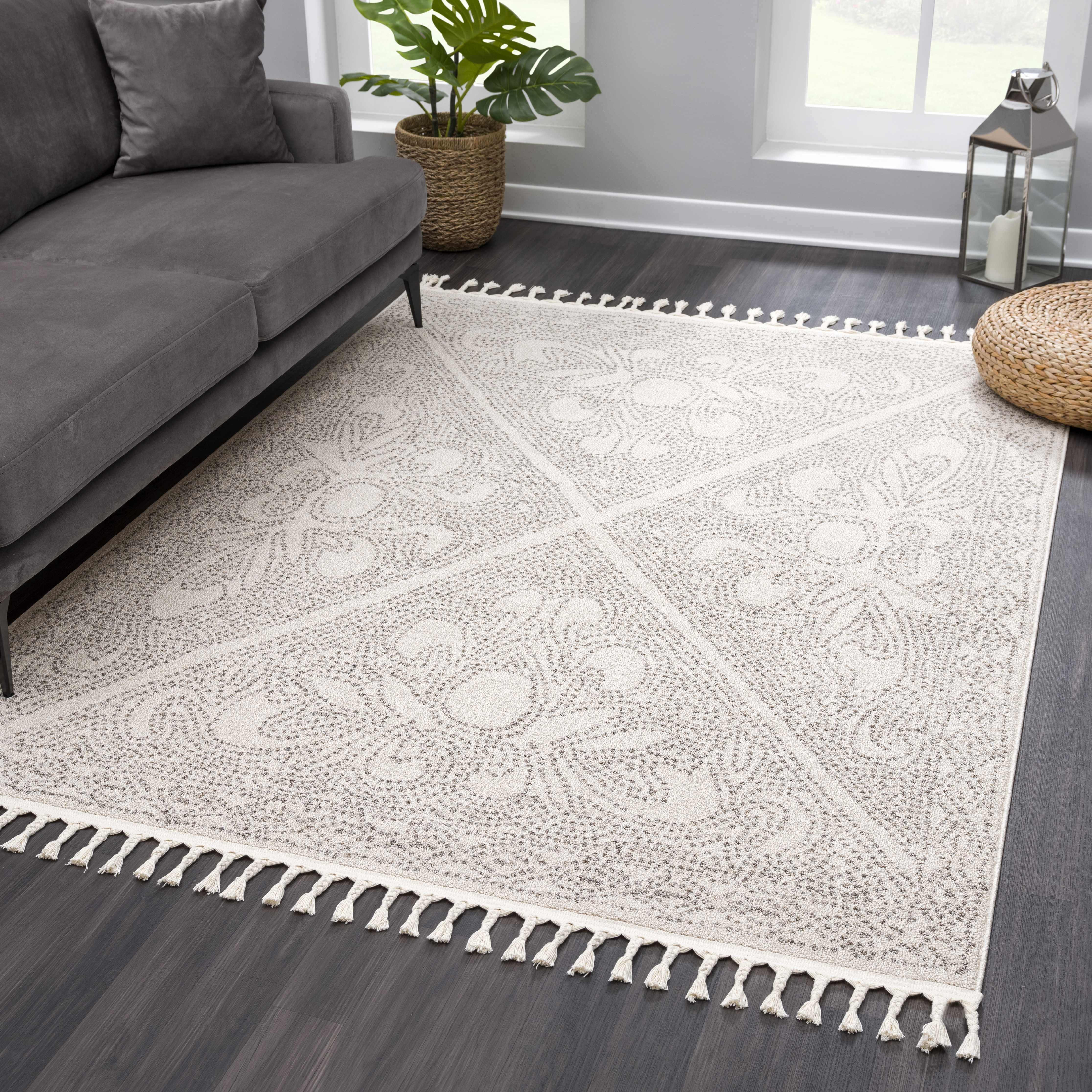 Birdwood Cream & Brown Area Rug - Image 4