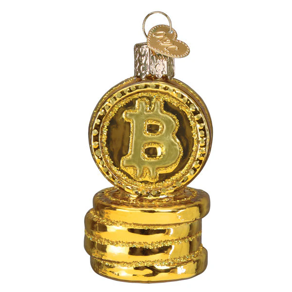 Bitcoin Ornament by Old World Christmas - Image 3