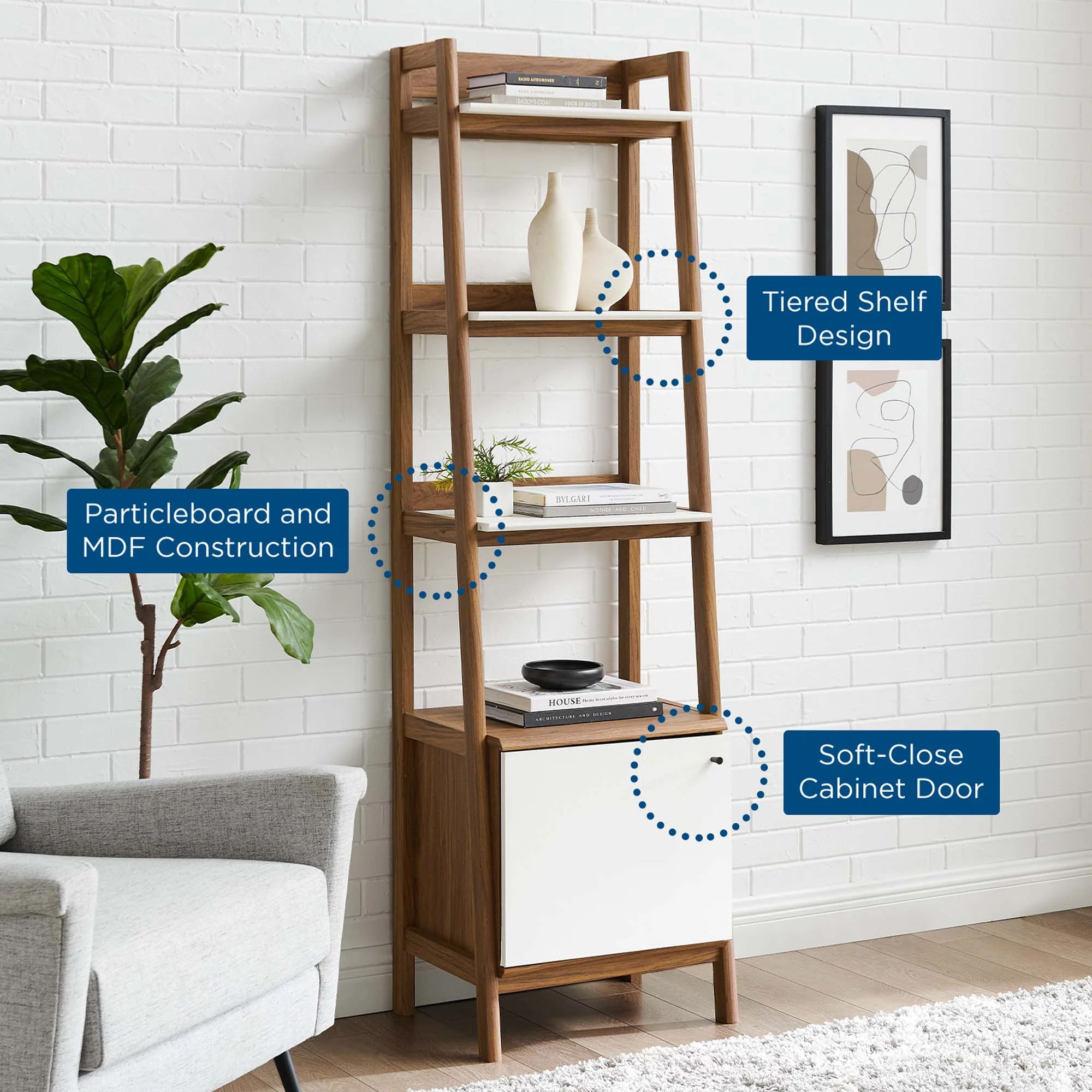 Bixby 21" Bookshelf by Modway - Image 6