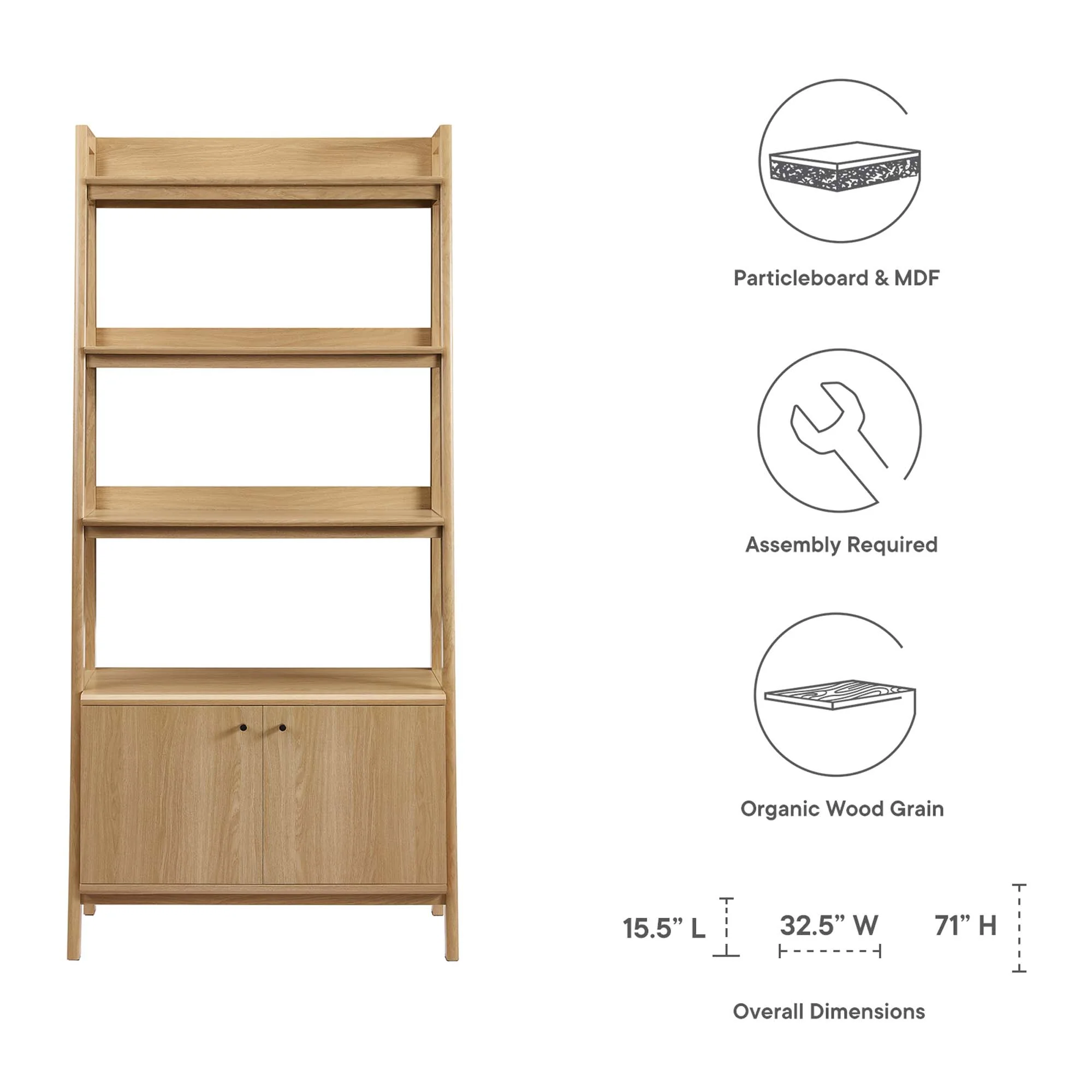 Bixby 33" Bookshelf by Modway - Image 19