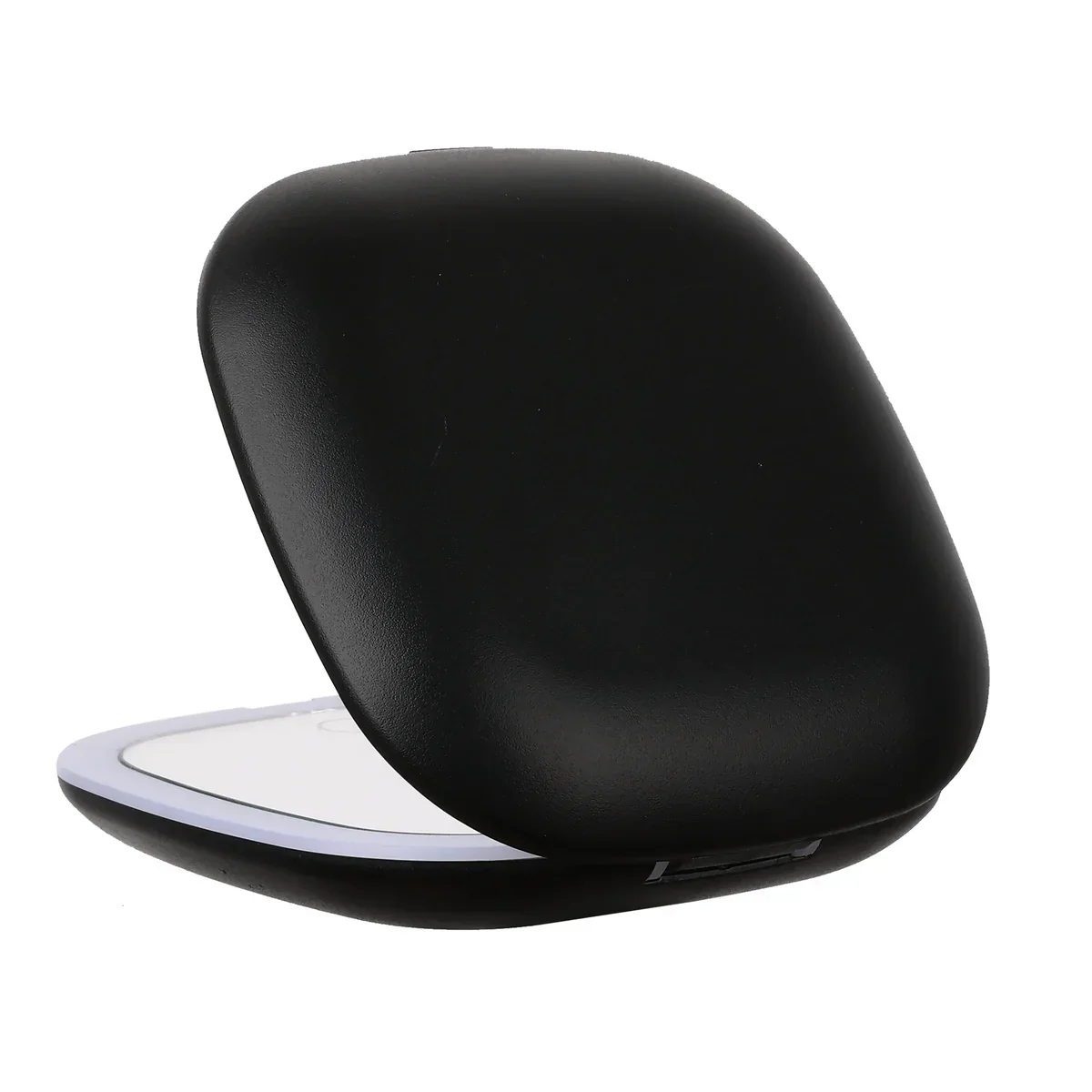 Black 1x/3x Magnifying Rechargeable LED Compact Makeup Mirror - Image 3