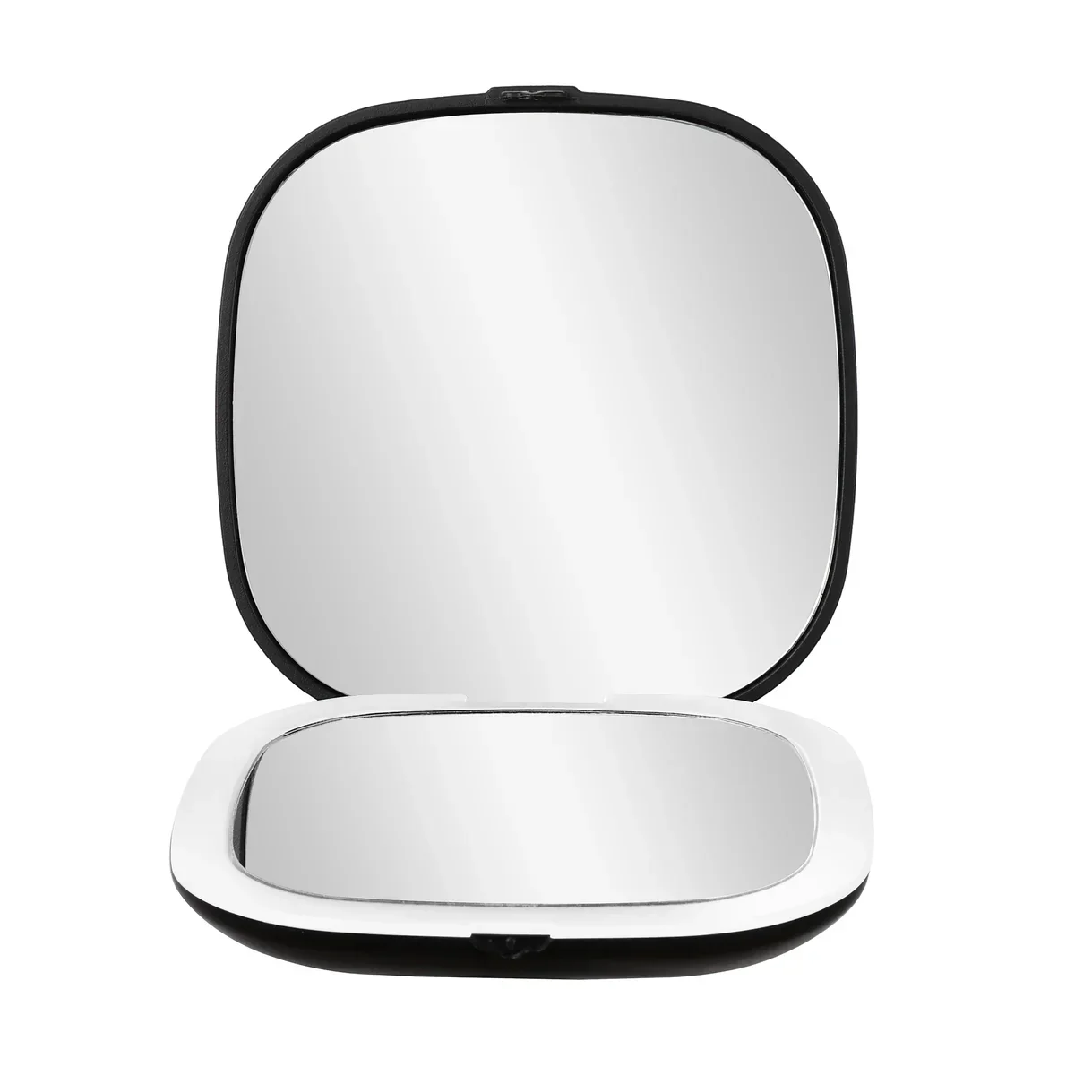 Black 1x/3x Magnifying Rechargeable LED Compact Makeup Mirror - Image 5