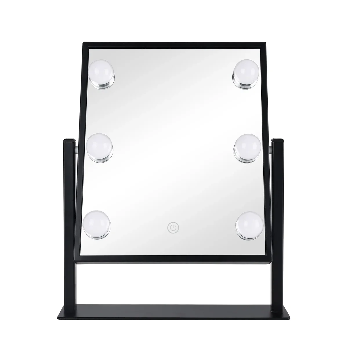 Black 6 LED Hollywood Vanity Mirror - Image 3