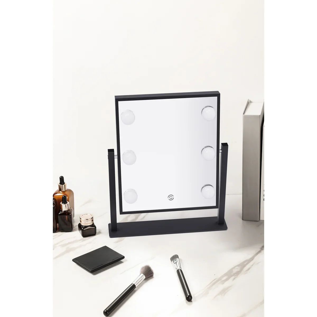 Black 6 LED Hollywood Vanity Mirror - Image 5
