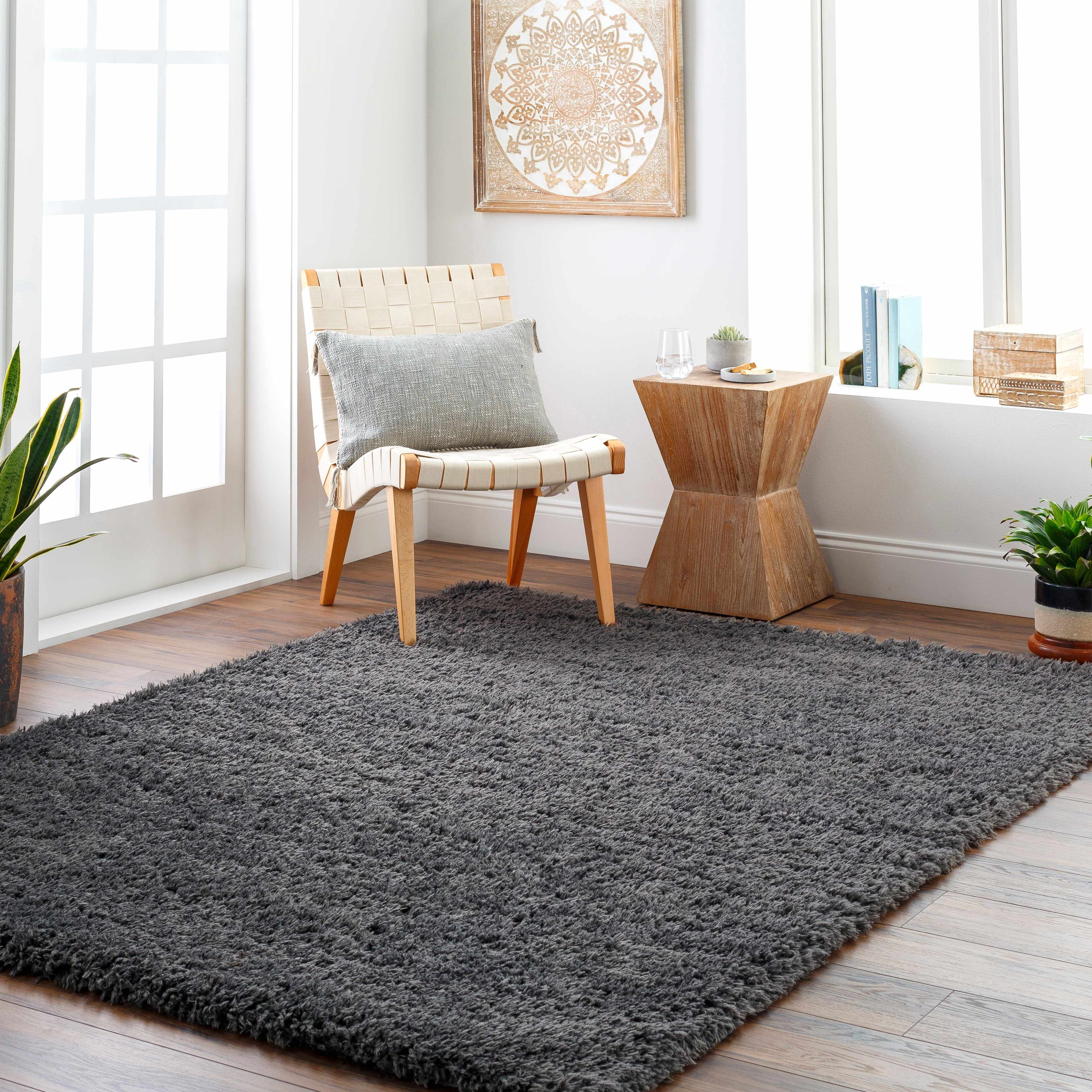 Black Allon Area Rug - Clearance - Image 3