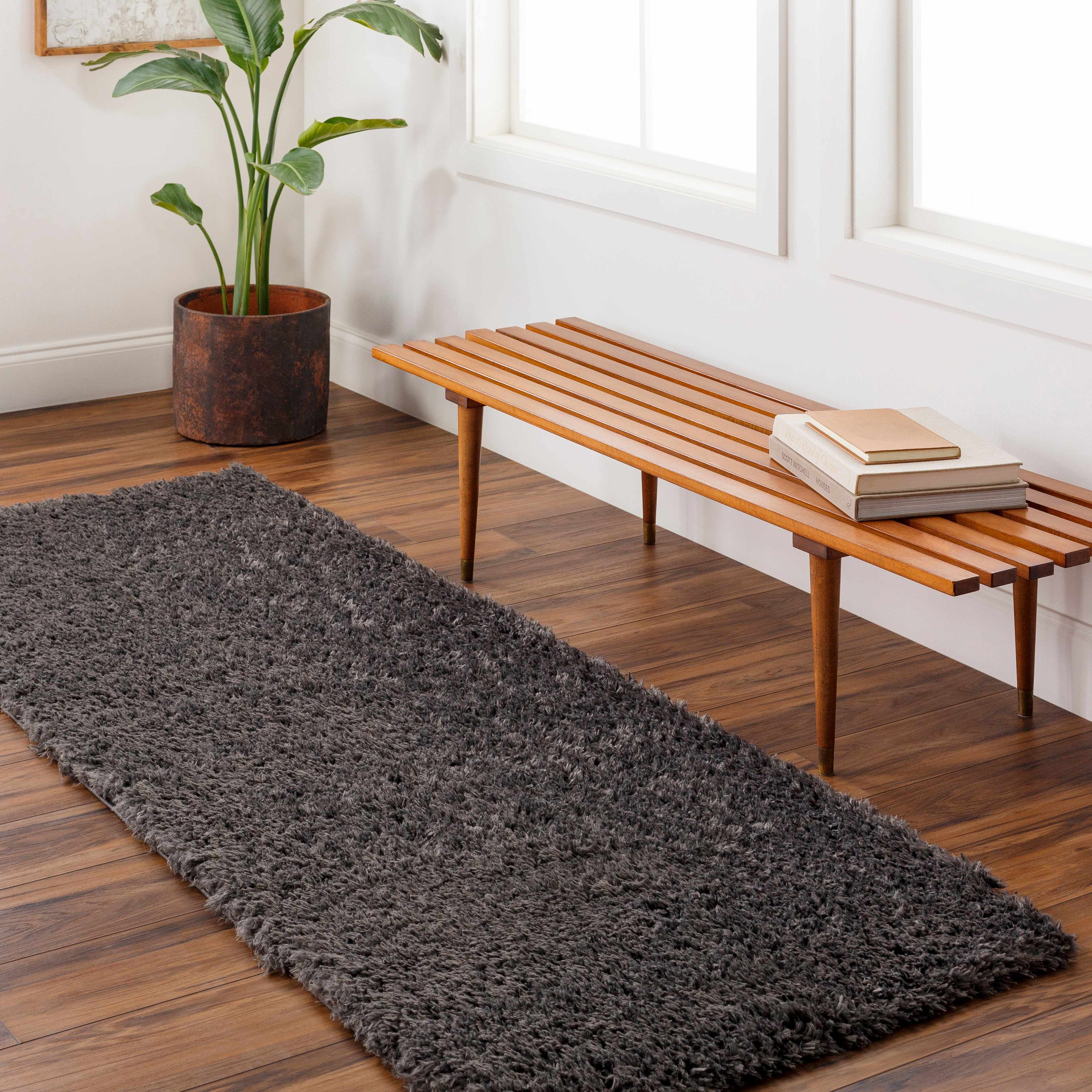 Black Allon Area Rug - Clearance - Image 4