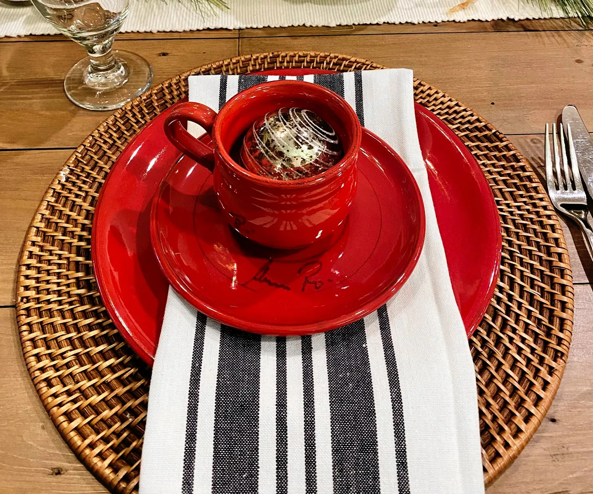 Black and White Napkins - Striped - Image 4