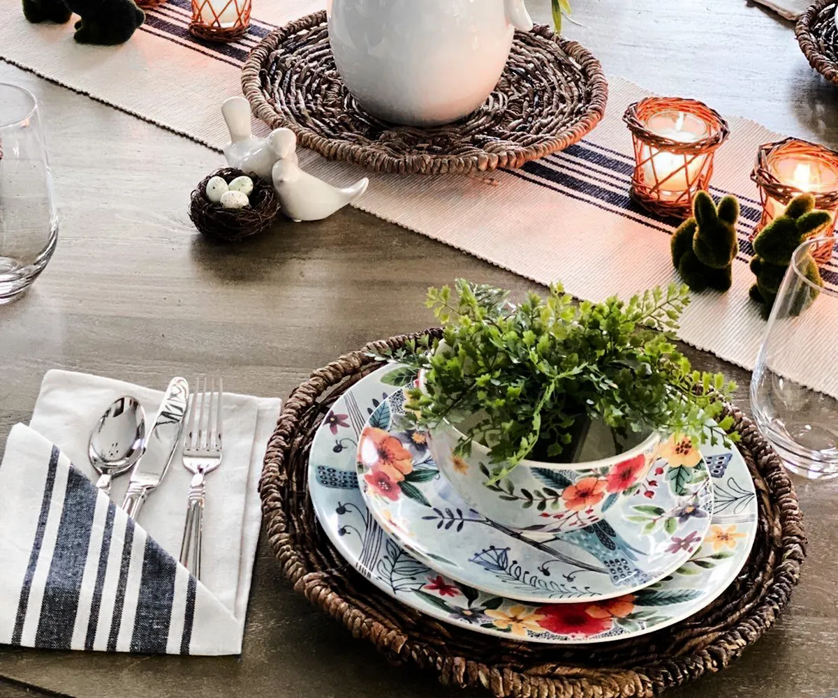 Black and White Napkins - Striped - Image 5