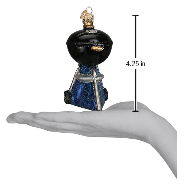 Black Classic Barbecue Ornament - Image 6