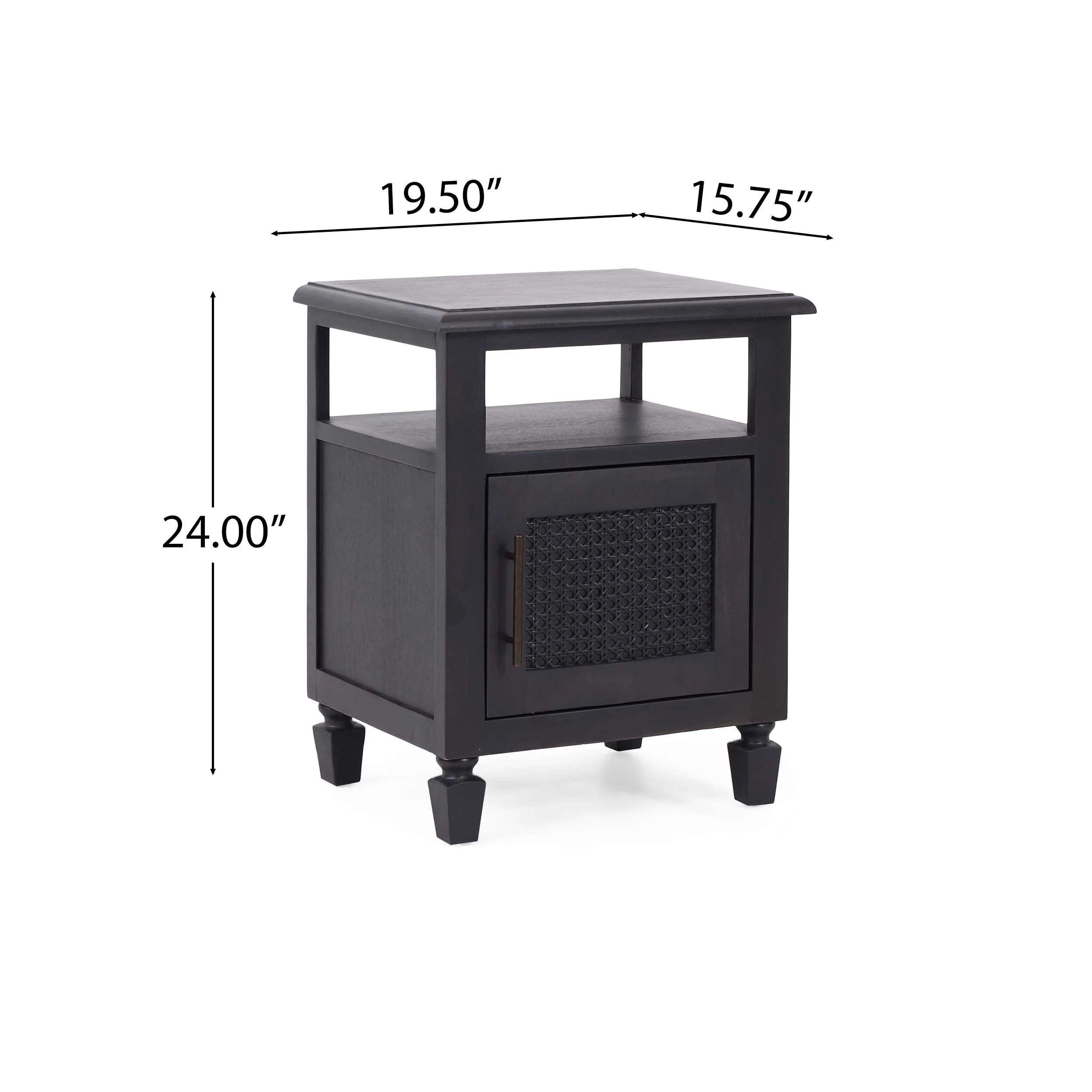 Black Classic Nightstand - Image 5