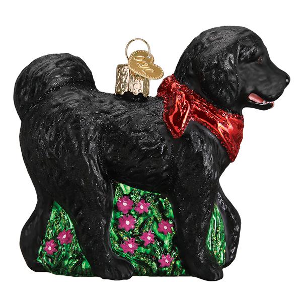 Black Doodle Dog Ornament - Image 2