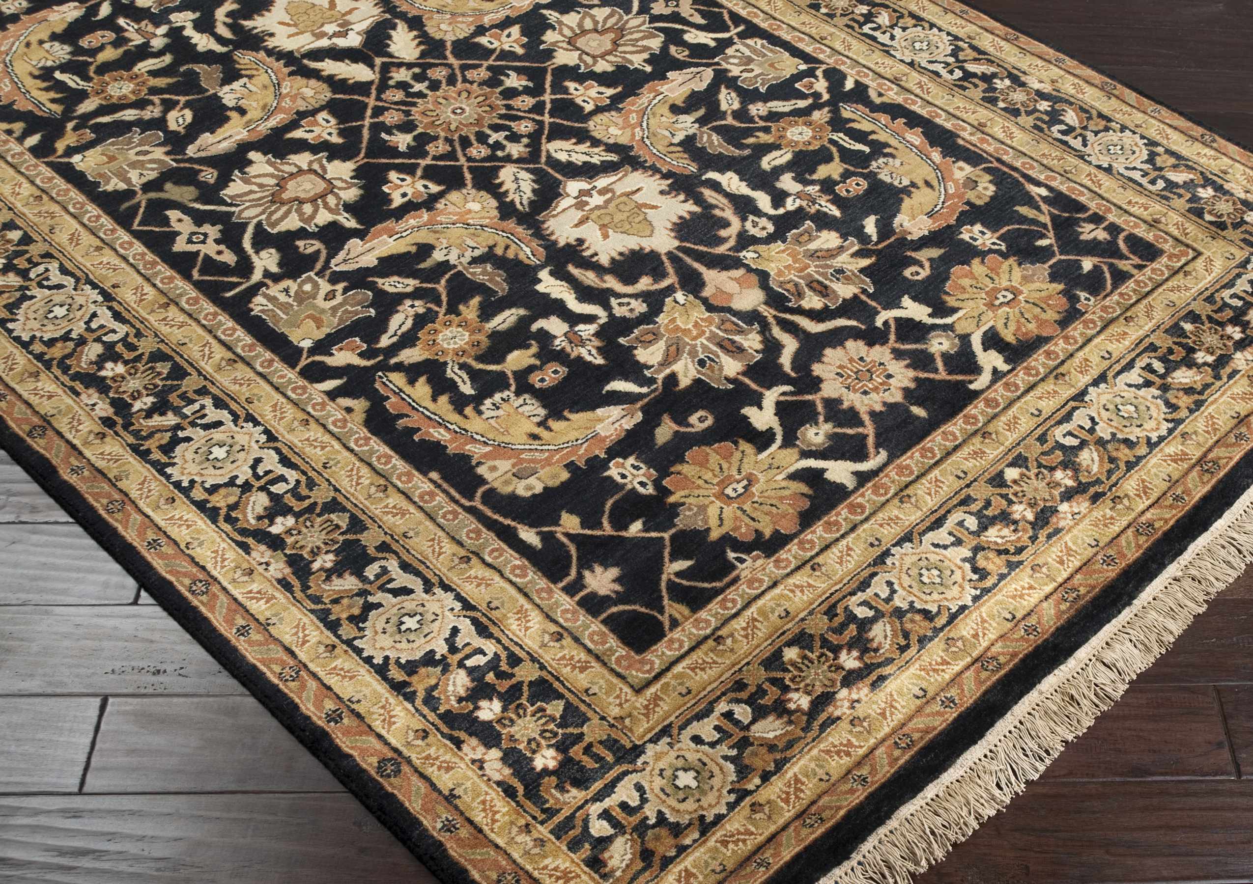 Black&Gold Premium Wool Rug - Clearance - Image 8