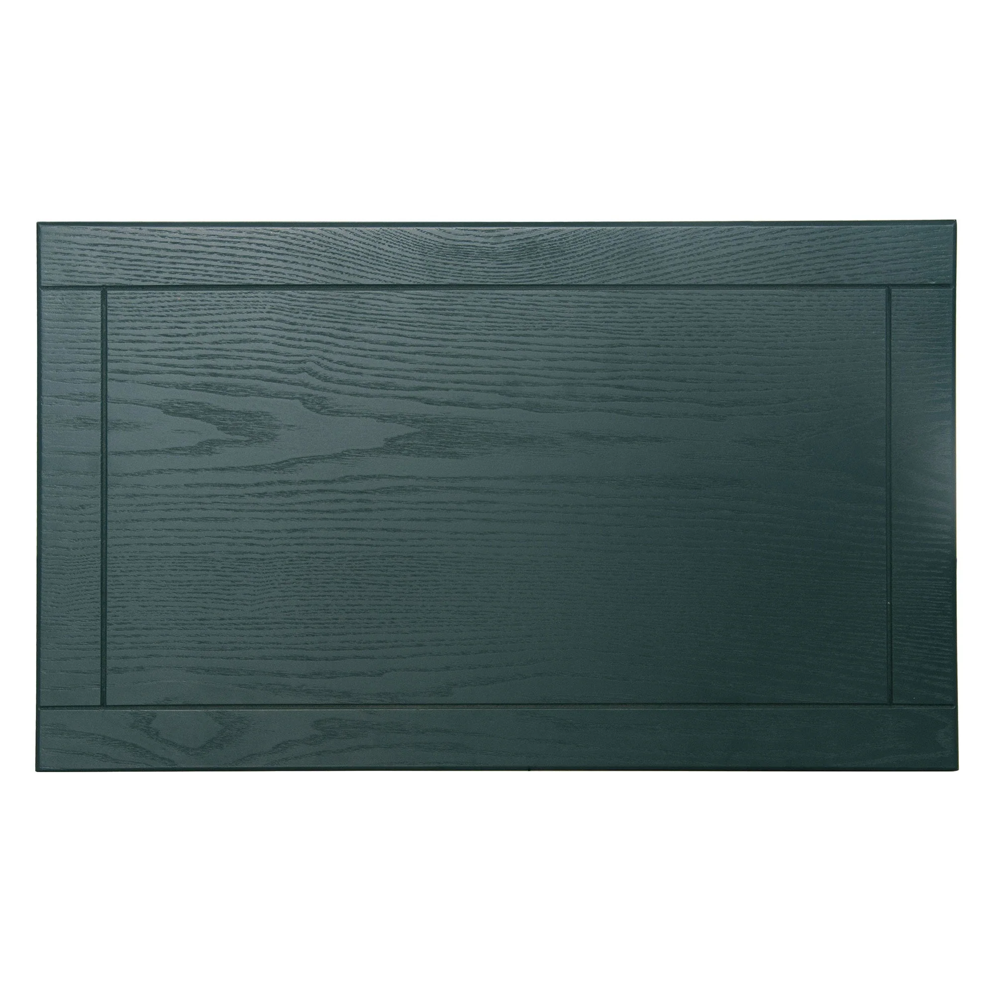 Blackish Green Hollow-Carved 3-Drawer Dresser with Metal Handles - Image 10