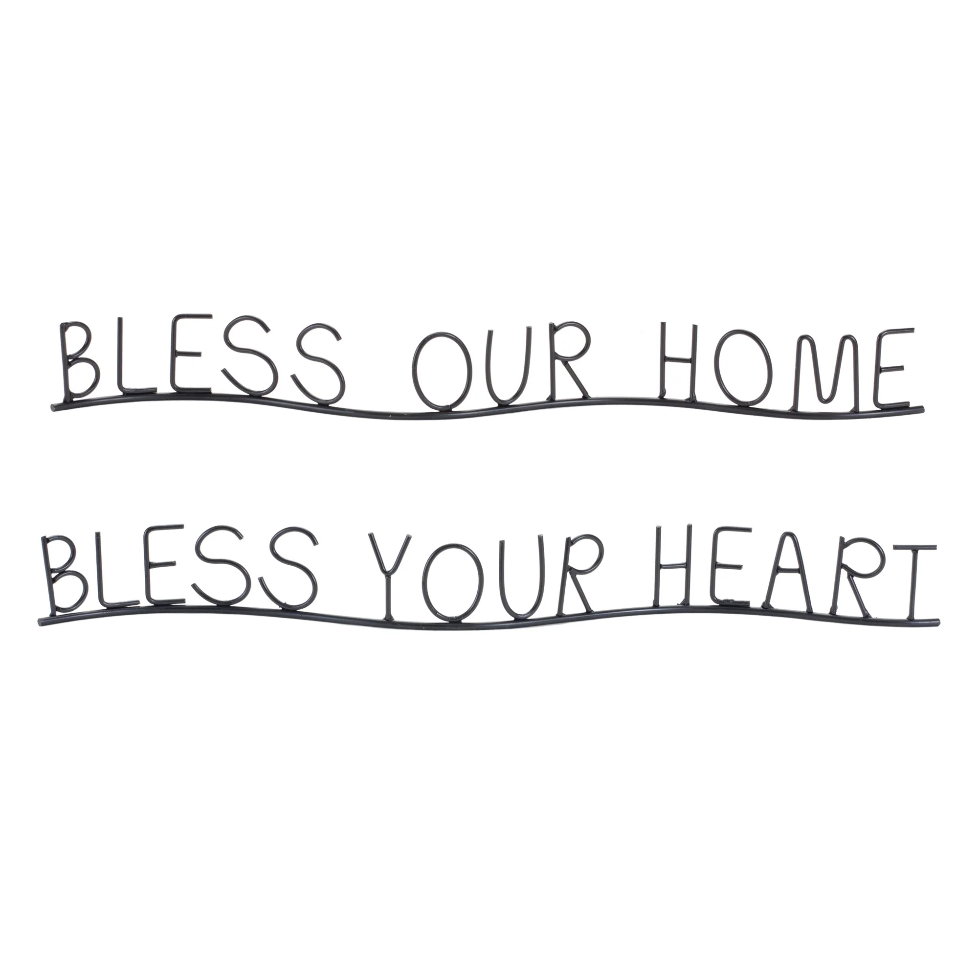 Bless our home and heart sentiment decor (set of 4) - Image 2
