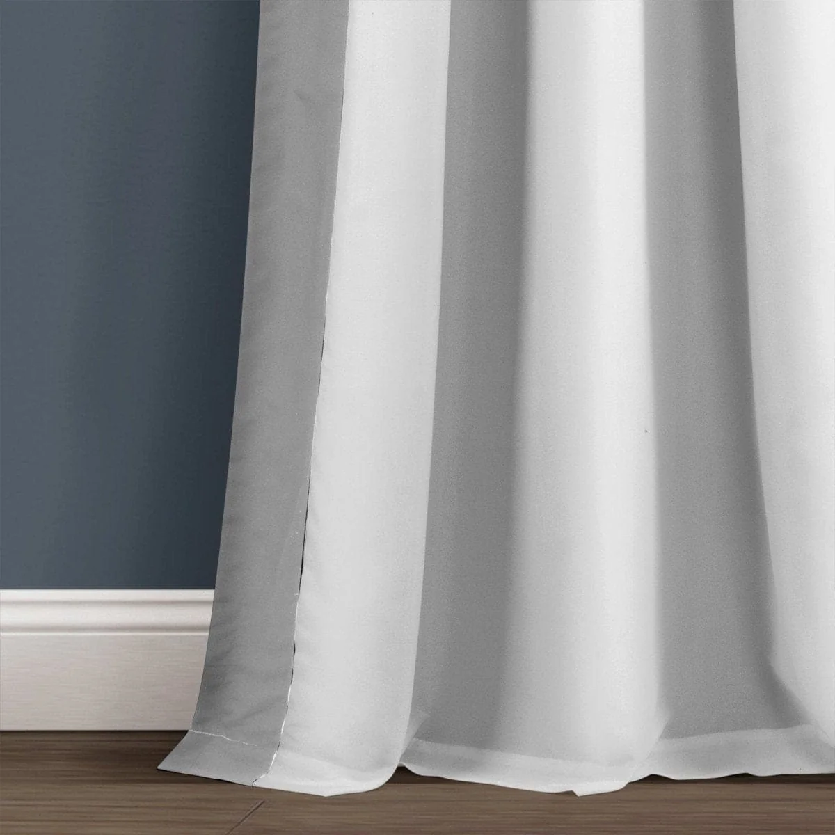 Block Border Blackout Window Curtain Panel - Image 14