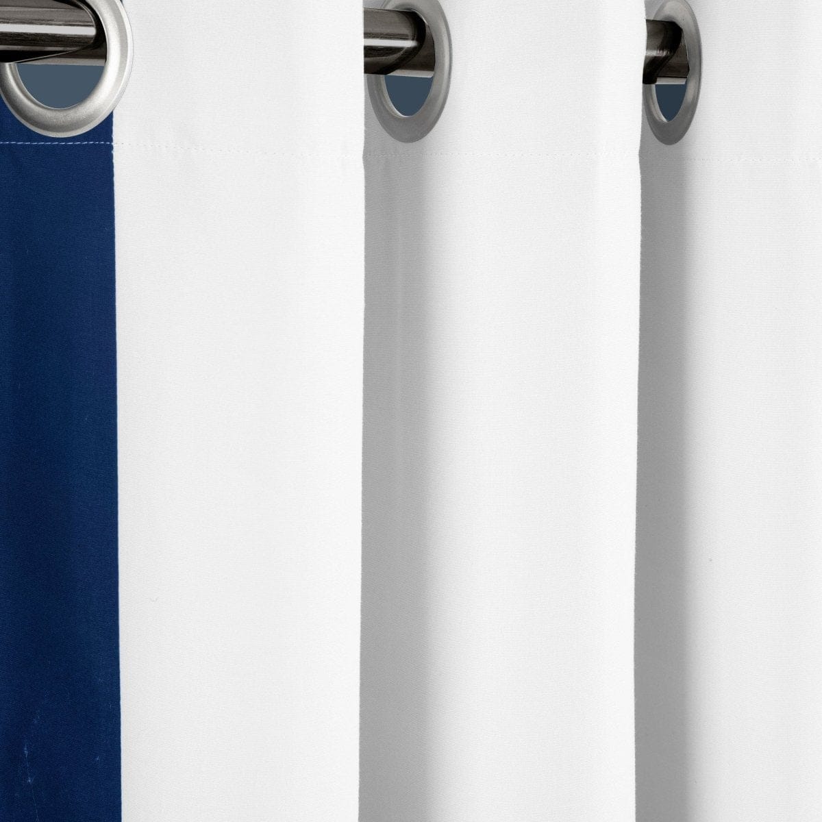 Block Border Blackout Window Curtain Panel - Image 19