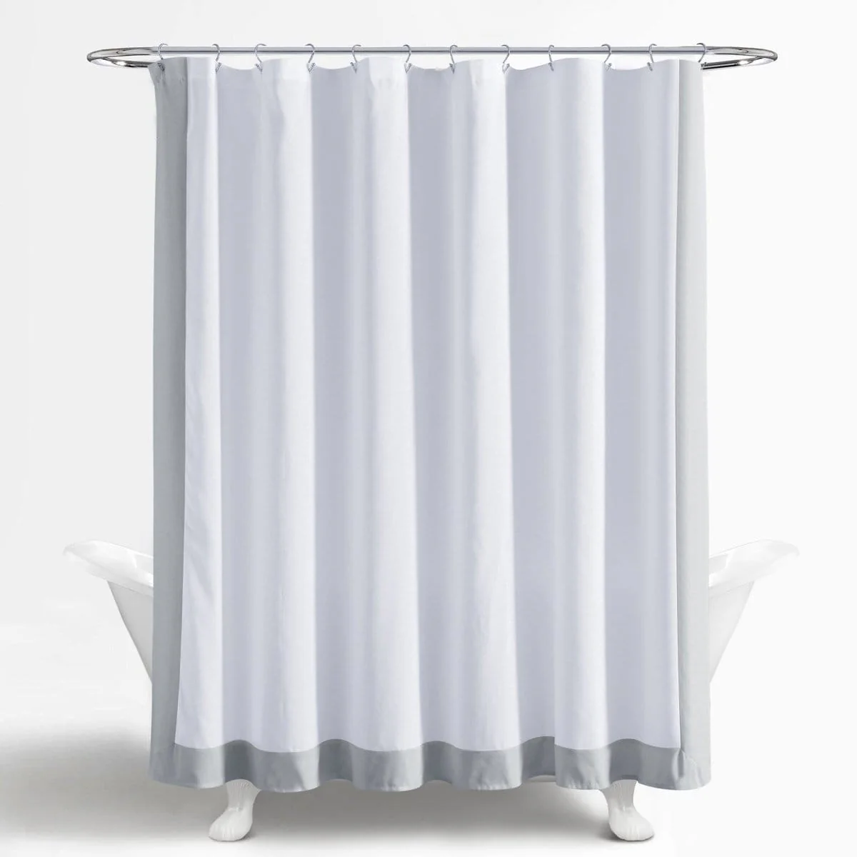 Block Border Shower Curtain - Image 4