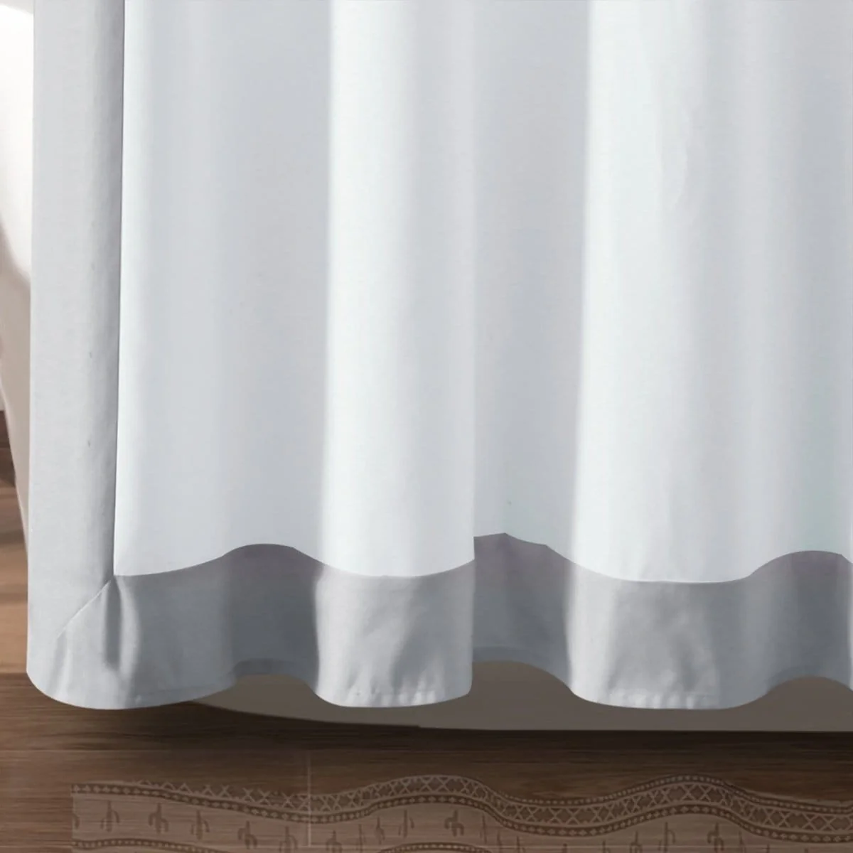 Block Border Shower Curtain - Image 7