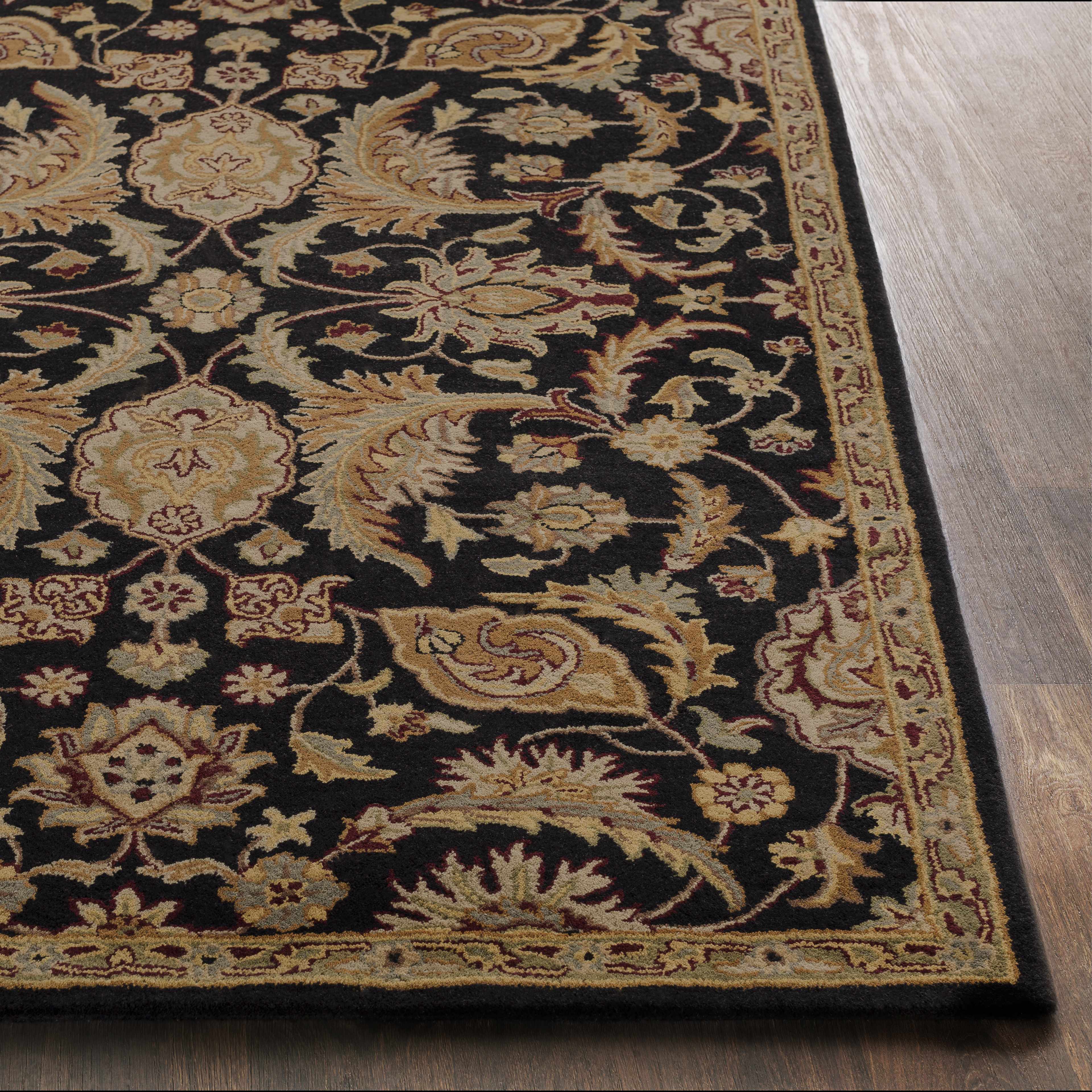 Blomkest Black&Yellow Traditional Wool Carpet - Image 11