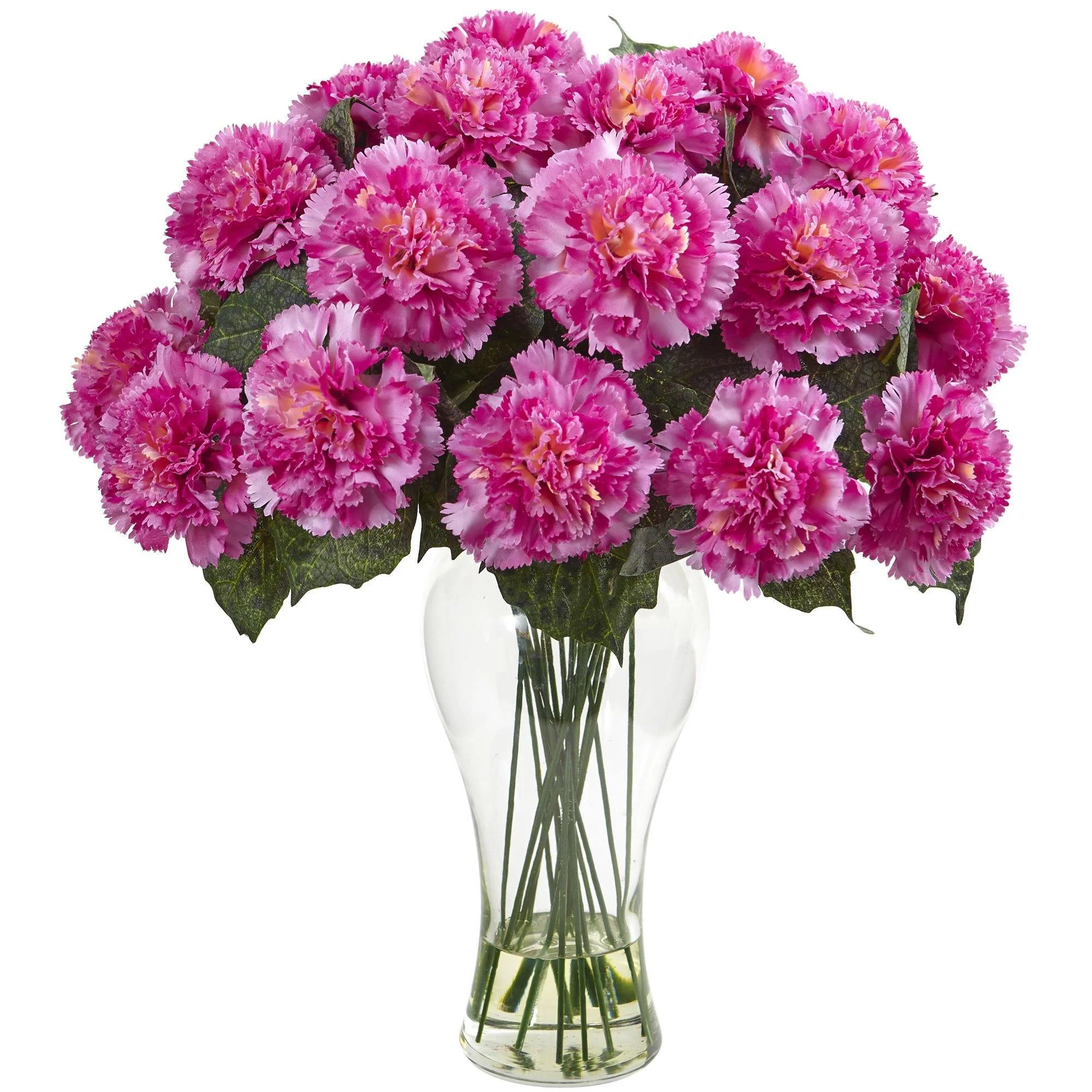 Blooming Carnation Arrangement w/Vase - Image 4