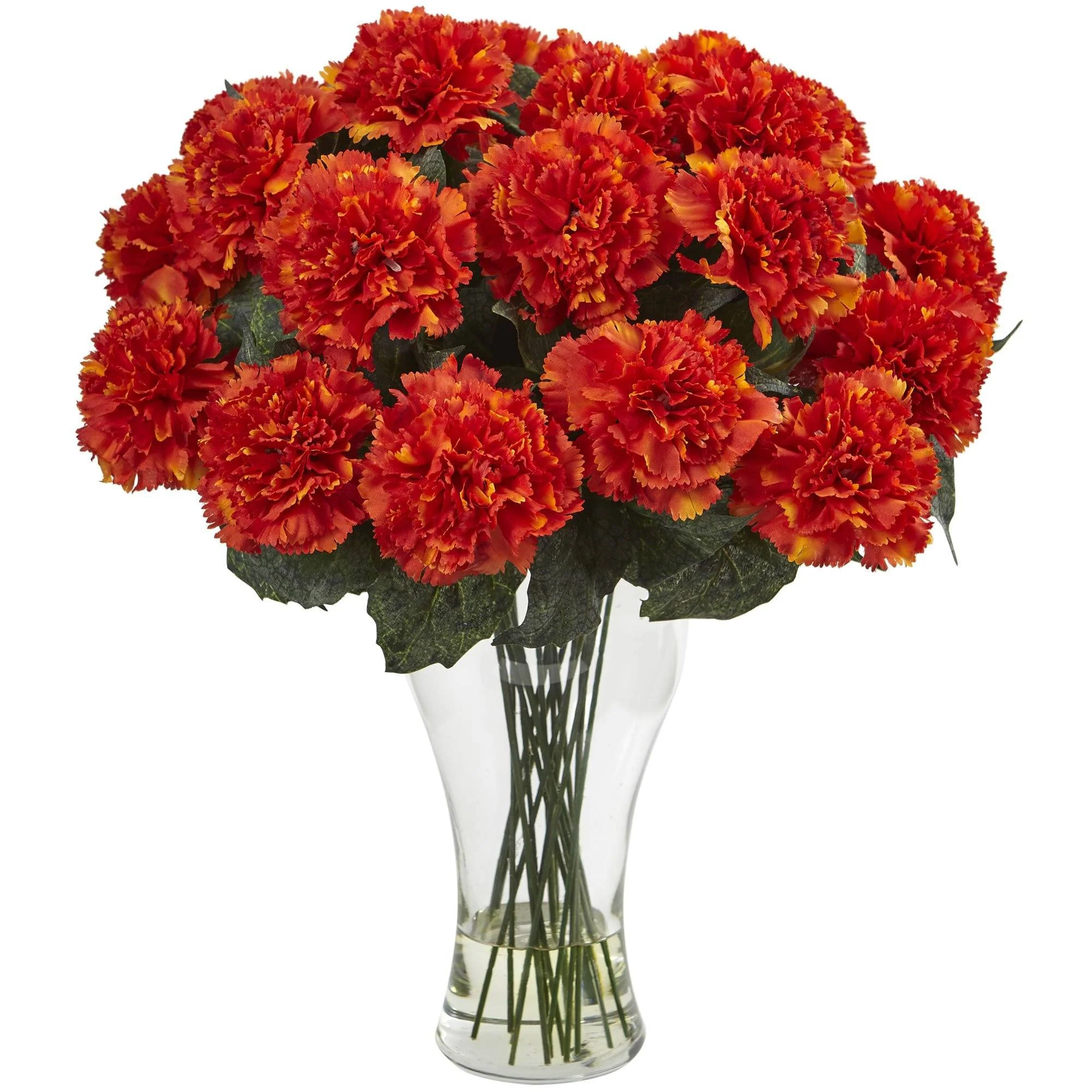 Blooming Carnation Arrangement w/Vase - Image 5