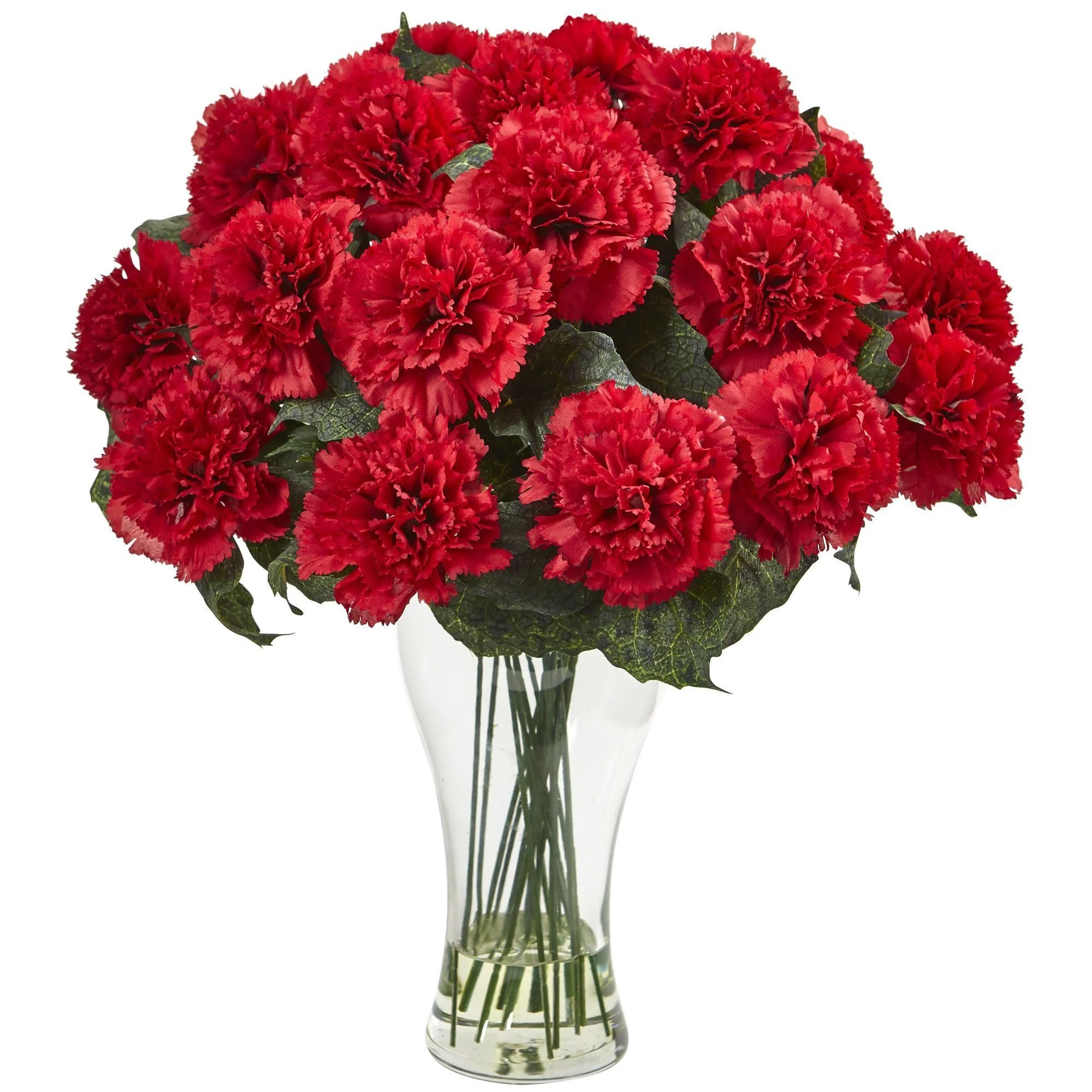 Blooming Carnation Arrangement w/Vase - Image 7