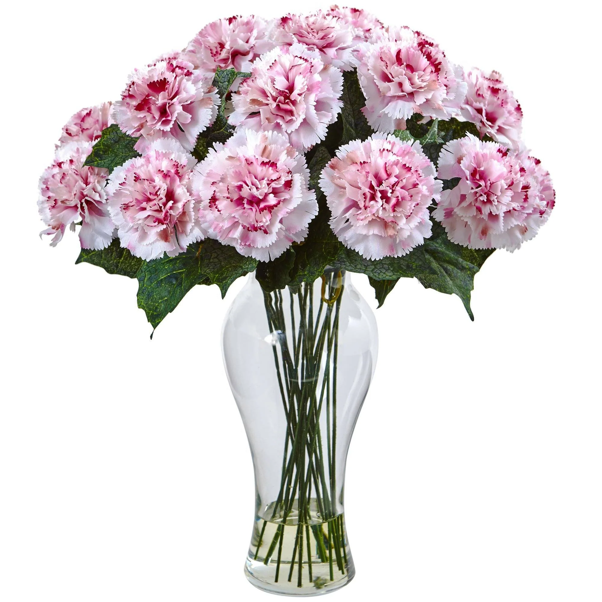 Blooming Carnation Arrangement w/Vase - Image 8