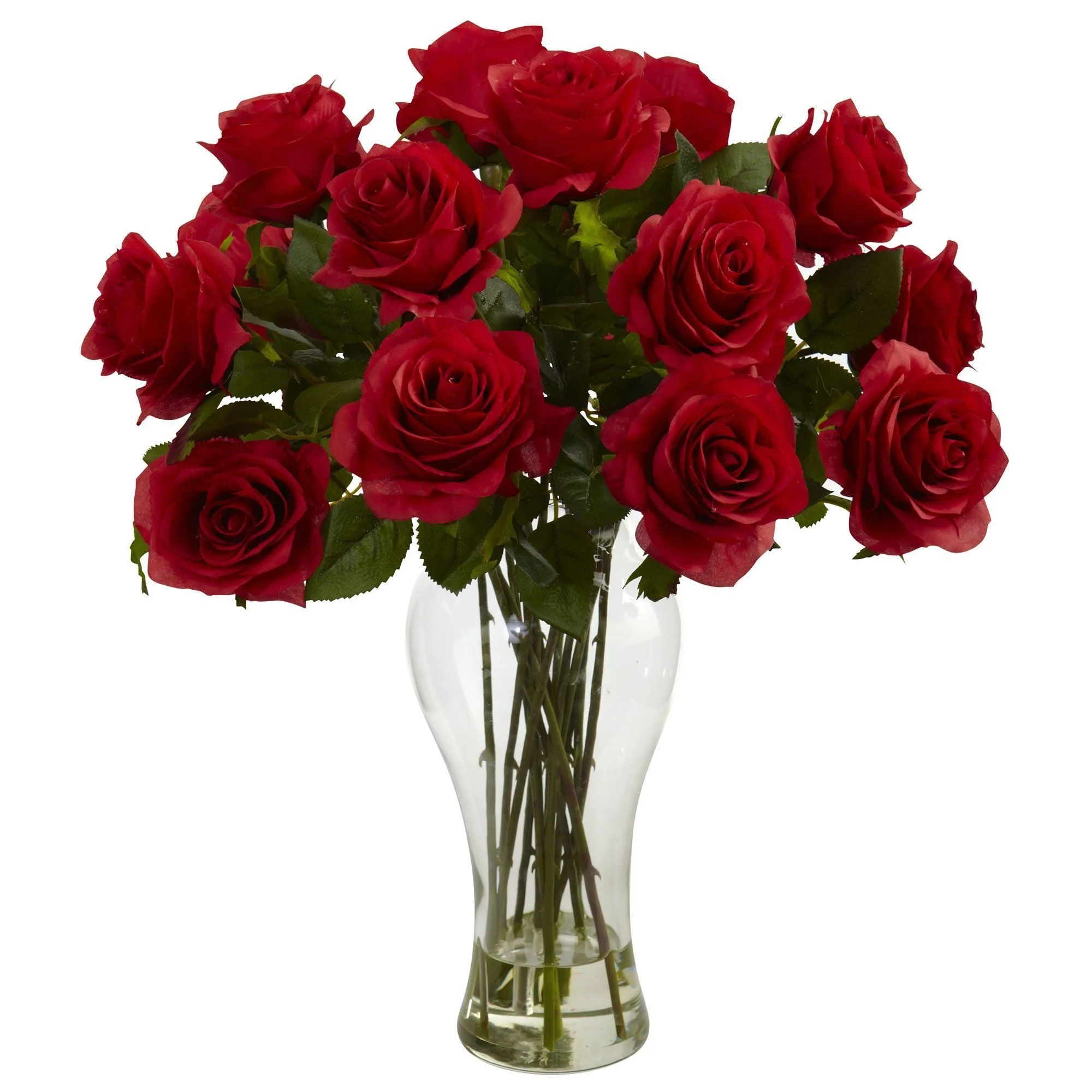 Blooming Roses w/Vase - Image 7