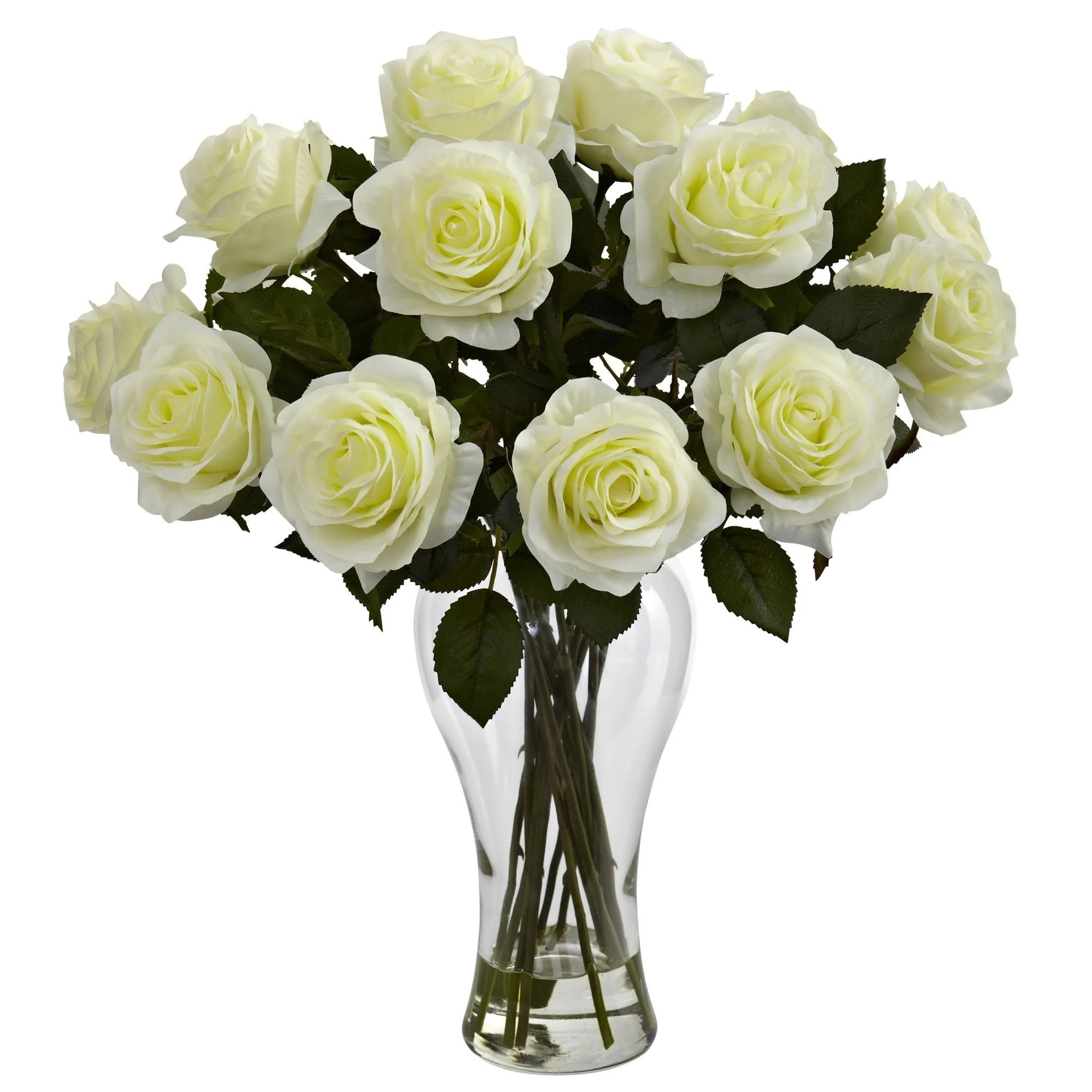 Blooming Roses w/Vase - Image 8