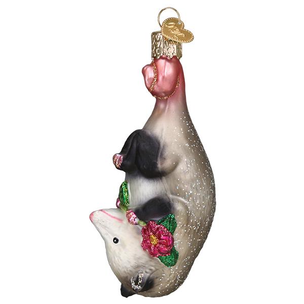 Blossom Opossum Ornament 1.5x2x4.25 in - Image 4